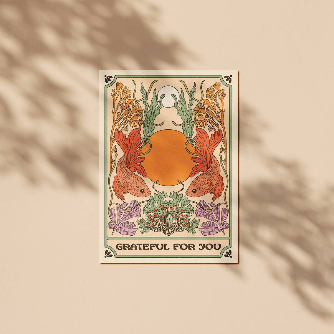 Grateful For You Card: Cello-free