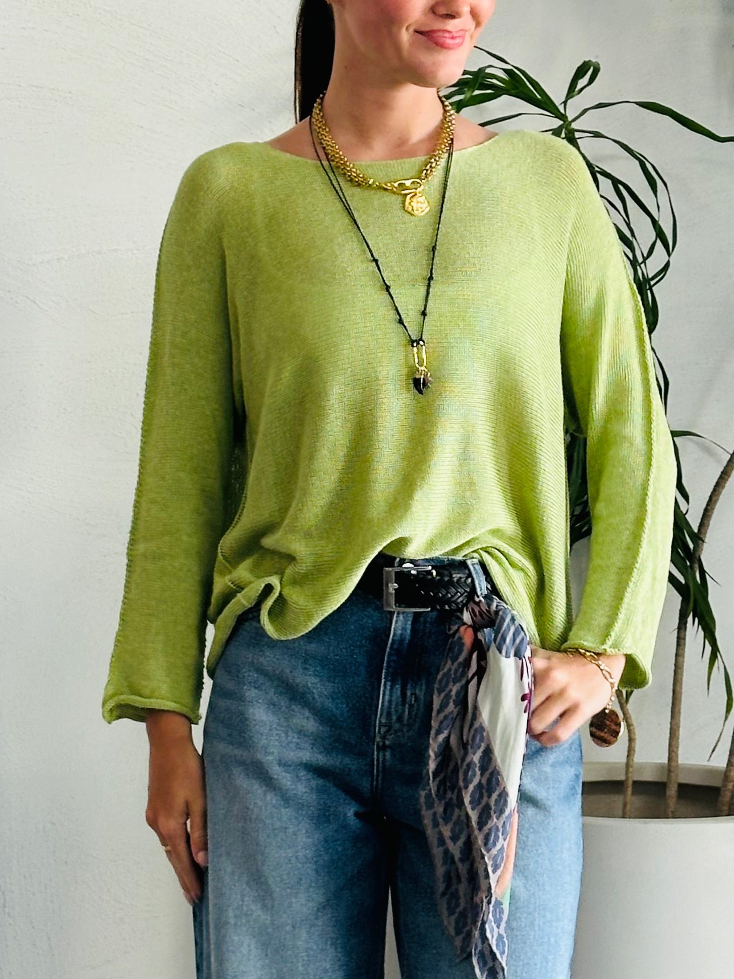 Isabel Knit - Sage