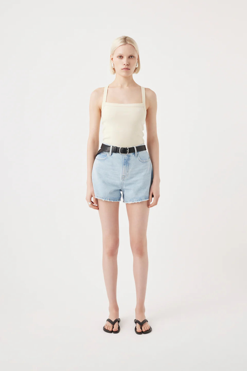 Hemmed Annie Denim Short Serenity