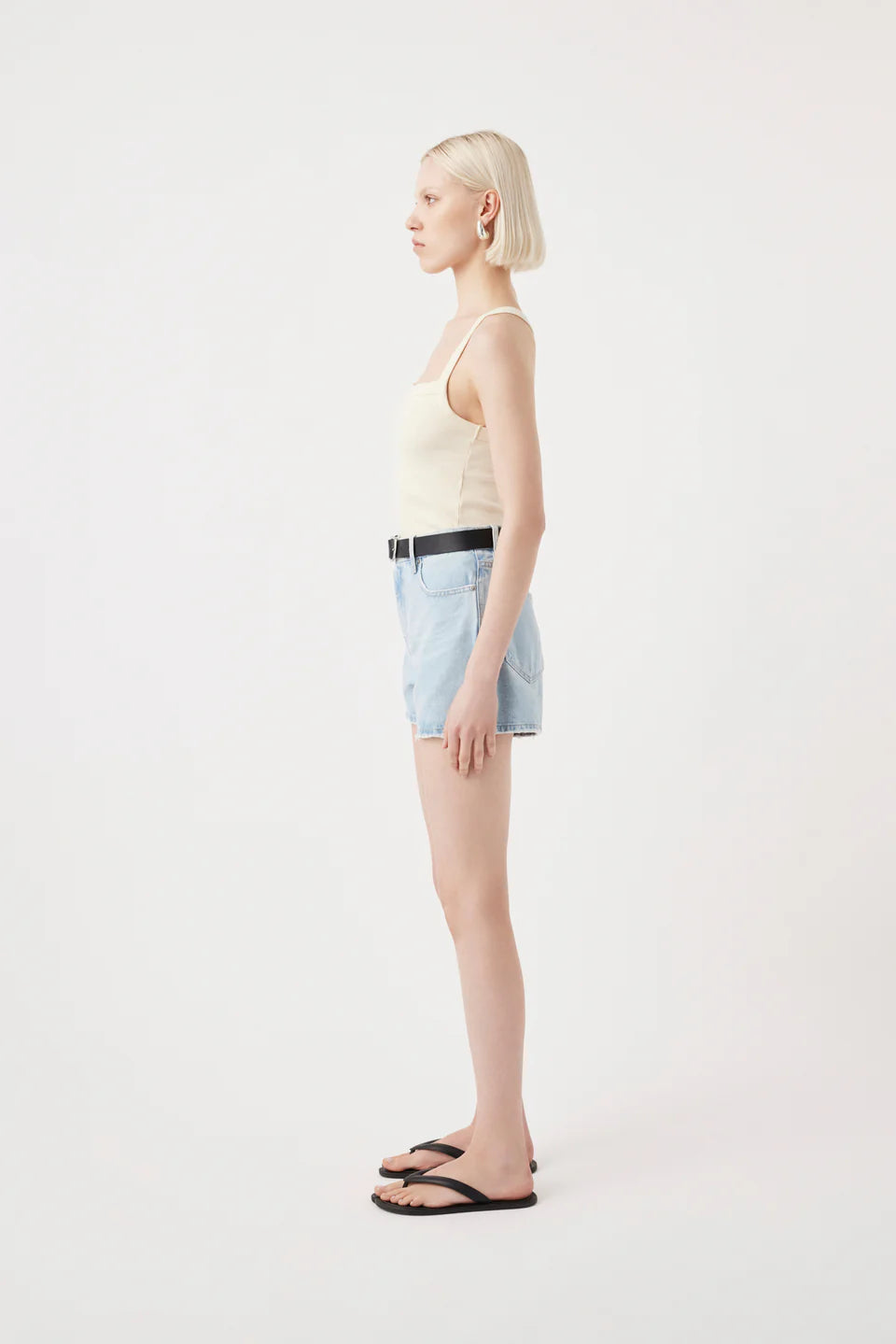 Hemmed Annie Denim Short Serenity
