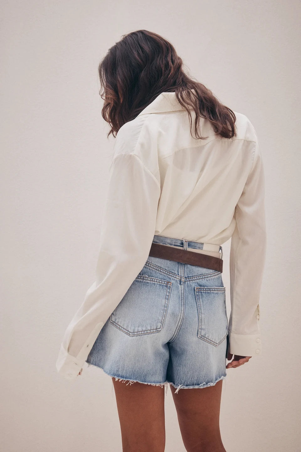 Edie Denim Short Ice