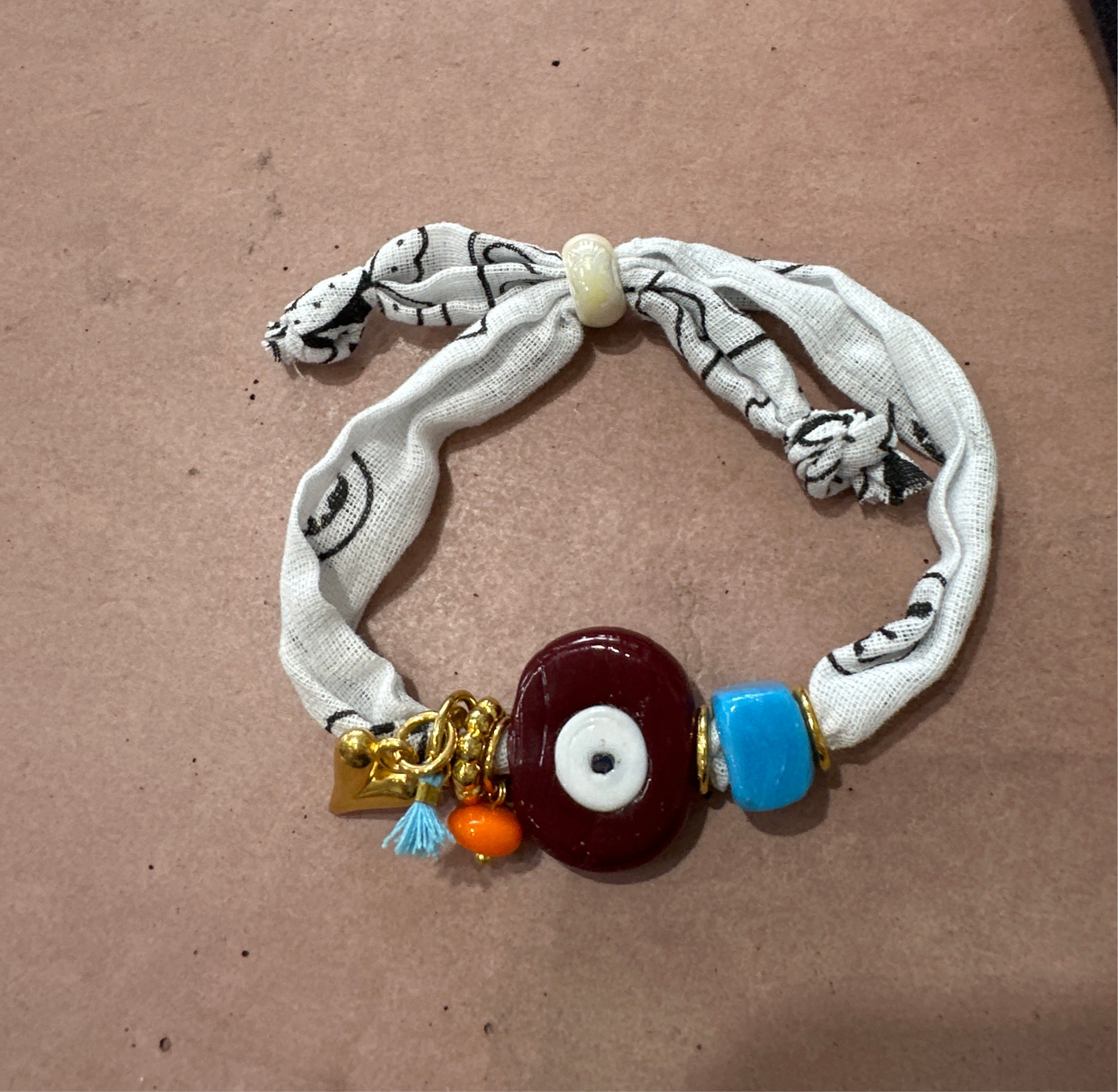 Evil Eye bandana scarf bracelets