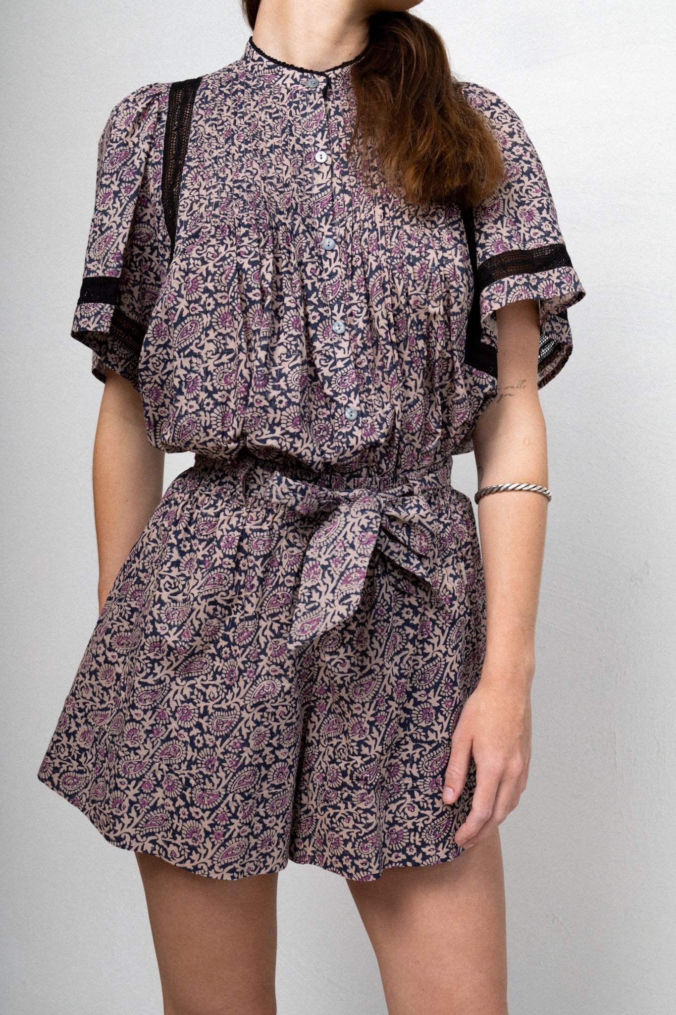 Shadow Paisley Blouse