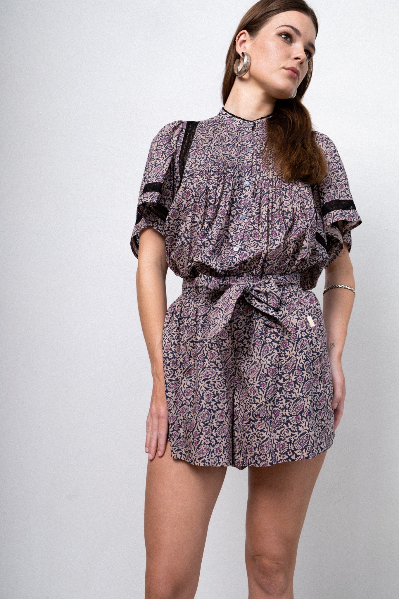 Shadow Paisley Blouse