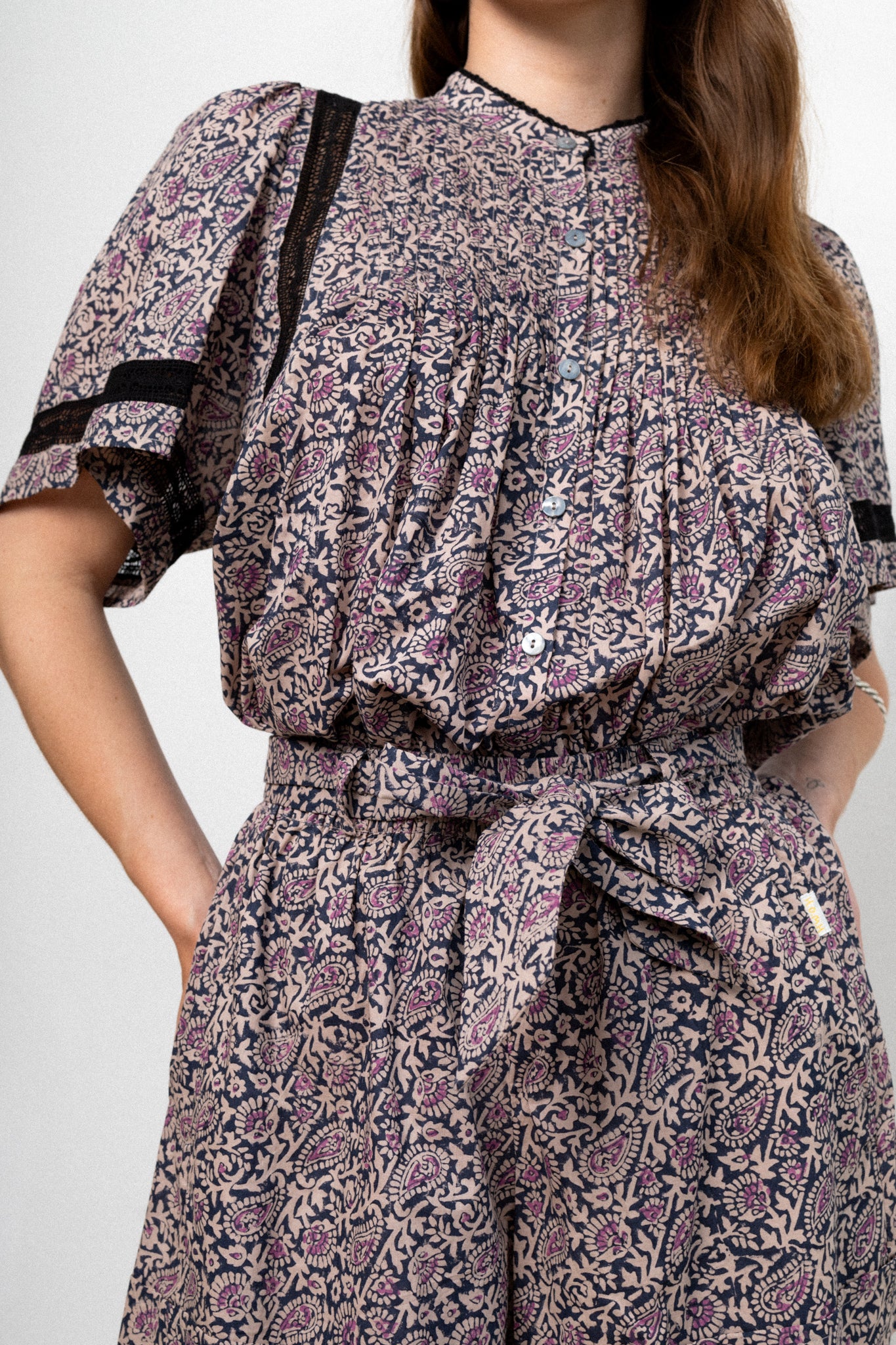 Shadow Paisley Blouse