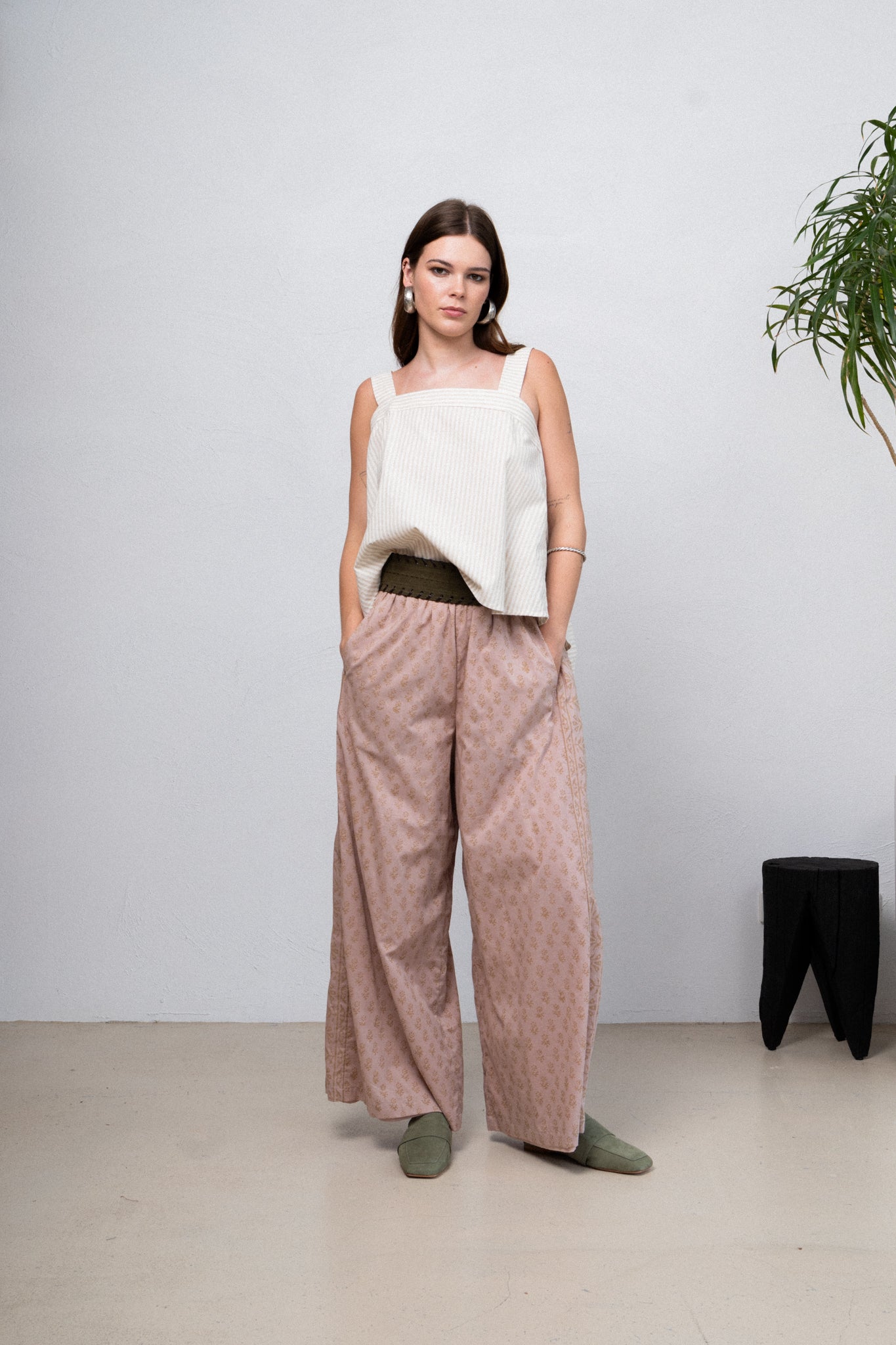 Pink Moon Blooms Organic Cotton Pant