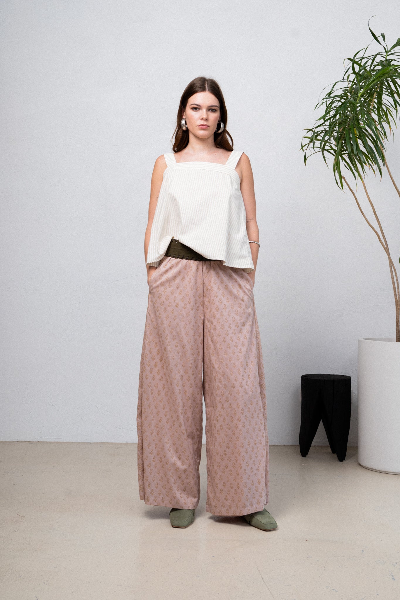 Pink Moon Blooms Organic Cotton Pant