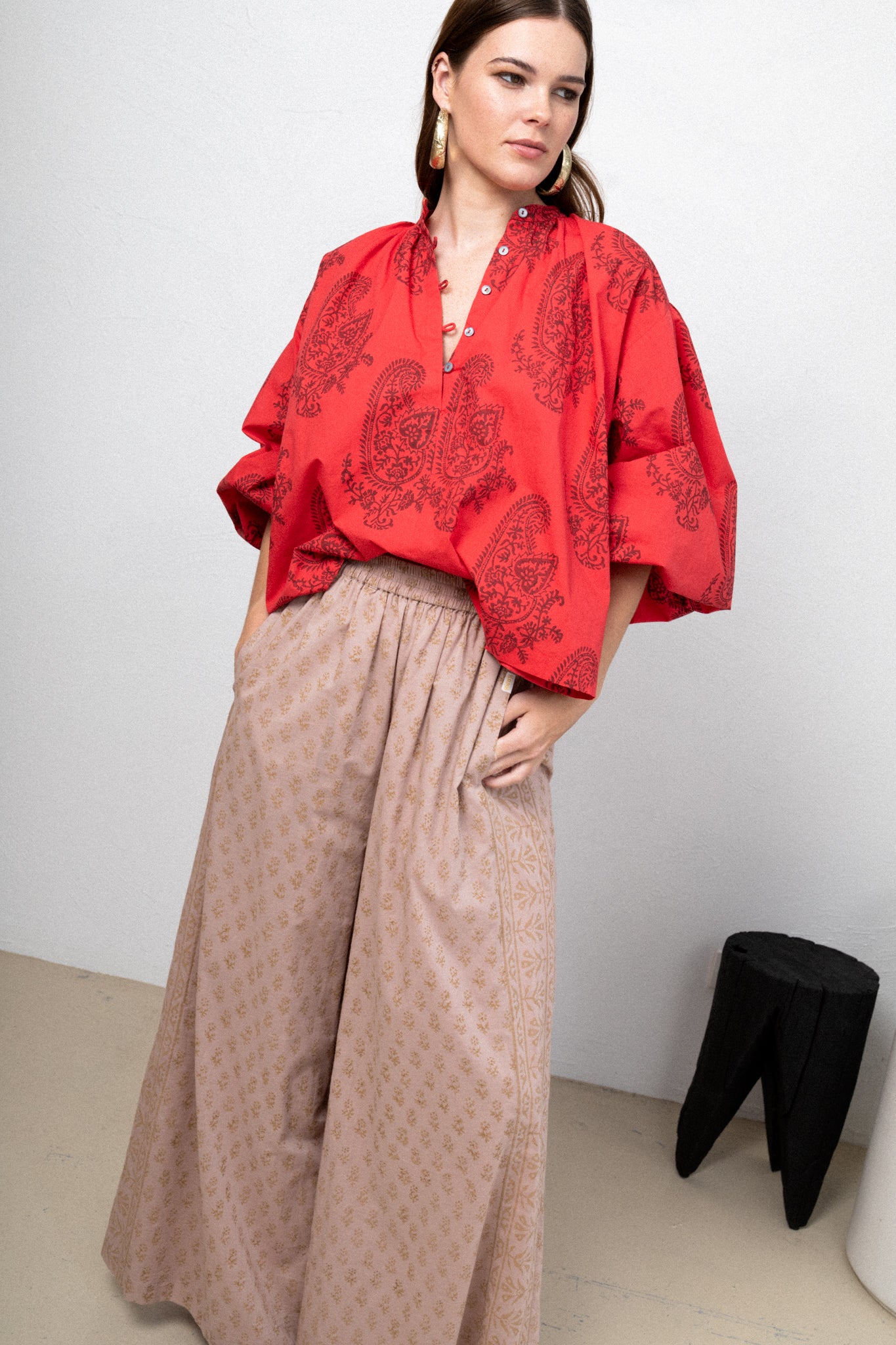 Pink Moon Blooms Organic Cotton Pant
