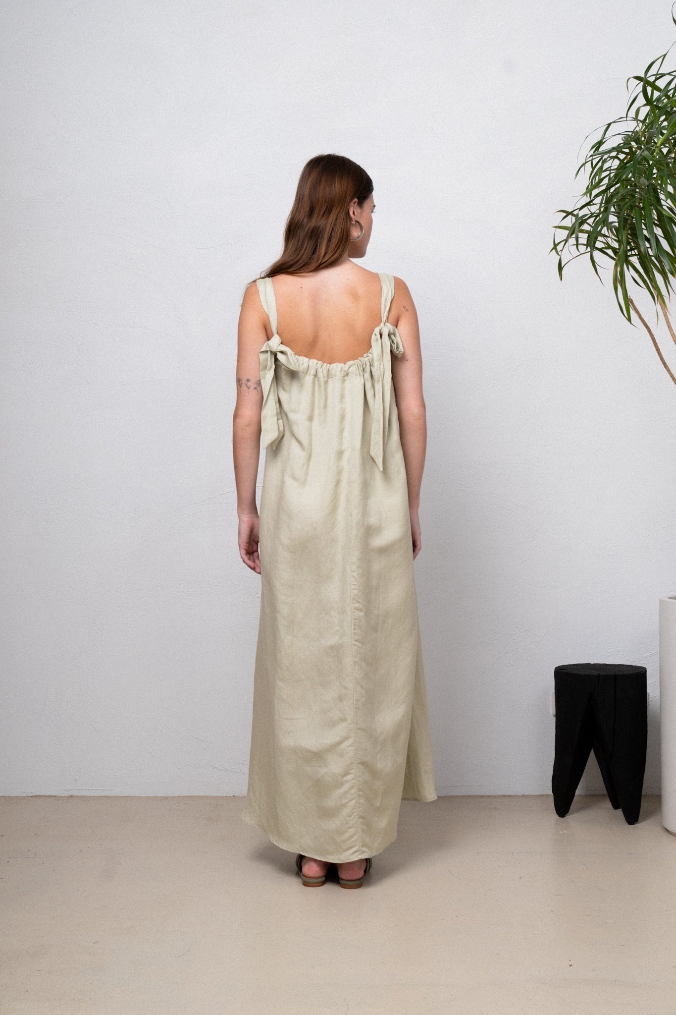 Mint Rapture Linen Dress