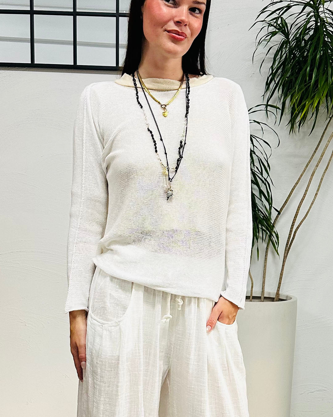Isabel Knit - Winter white