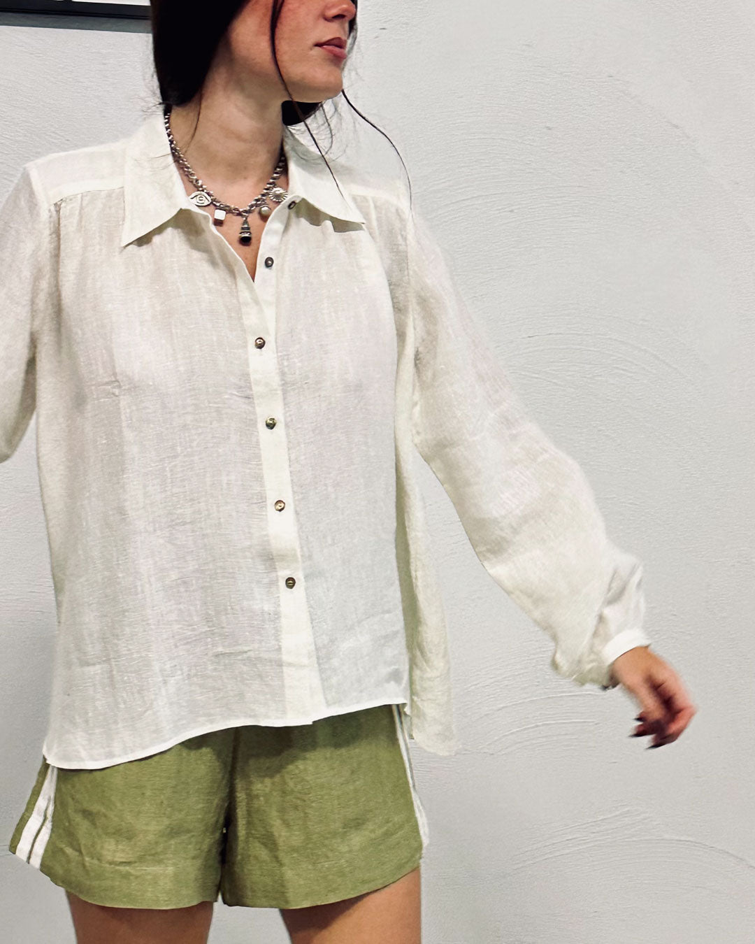 Milla Blouse - Cloud White