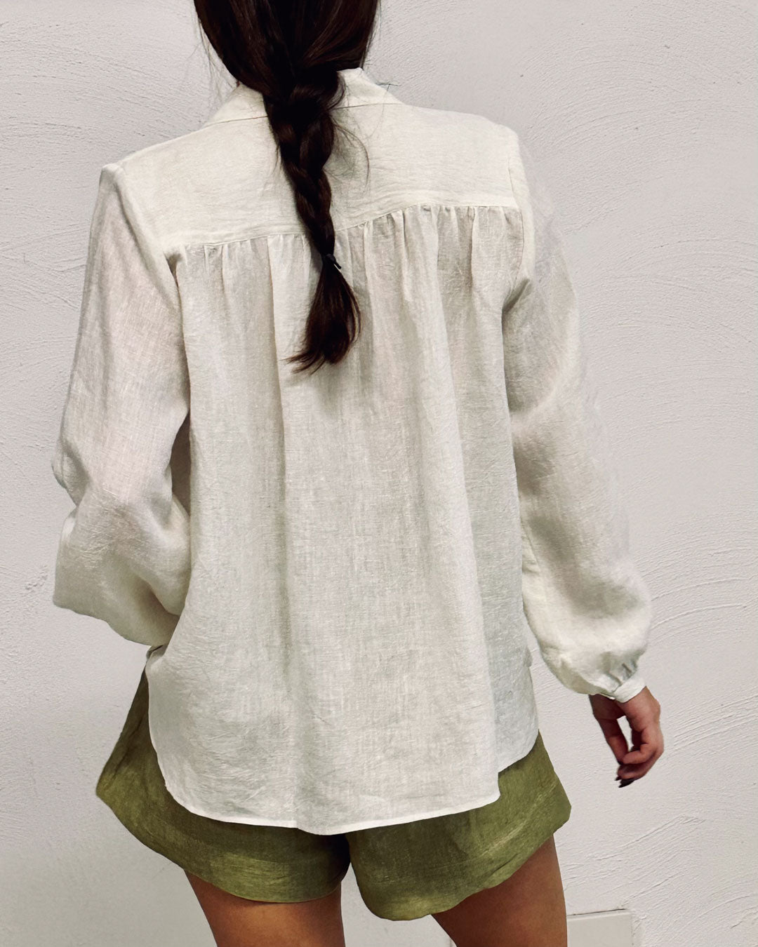 Milla Blouse - Cloud White
