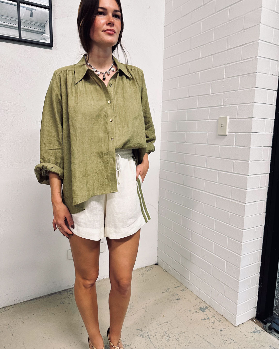 Milla Blouse - Pistachio