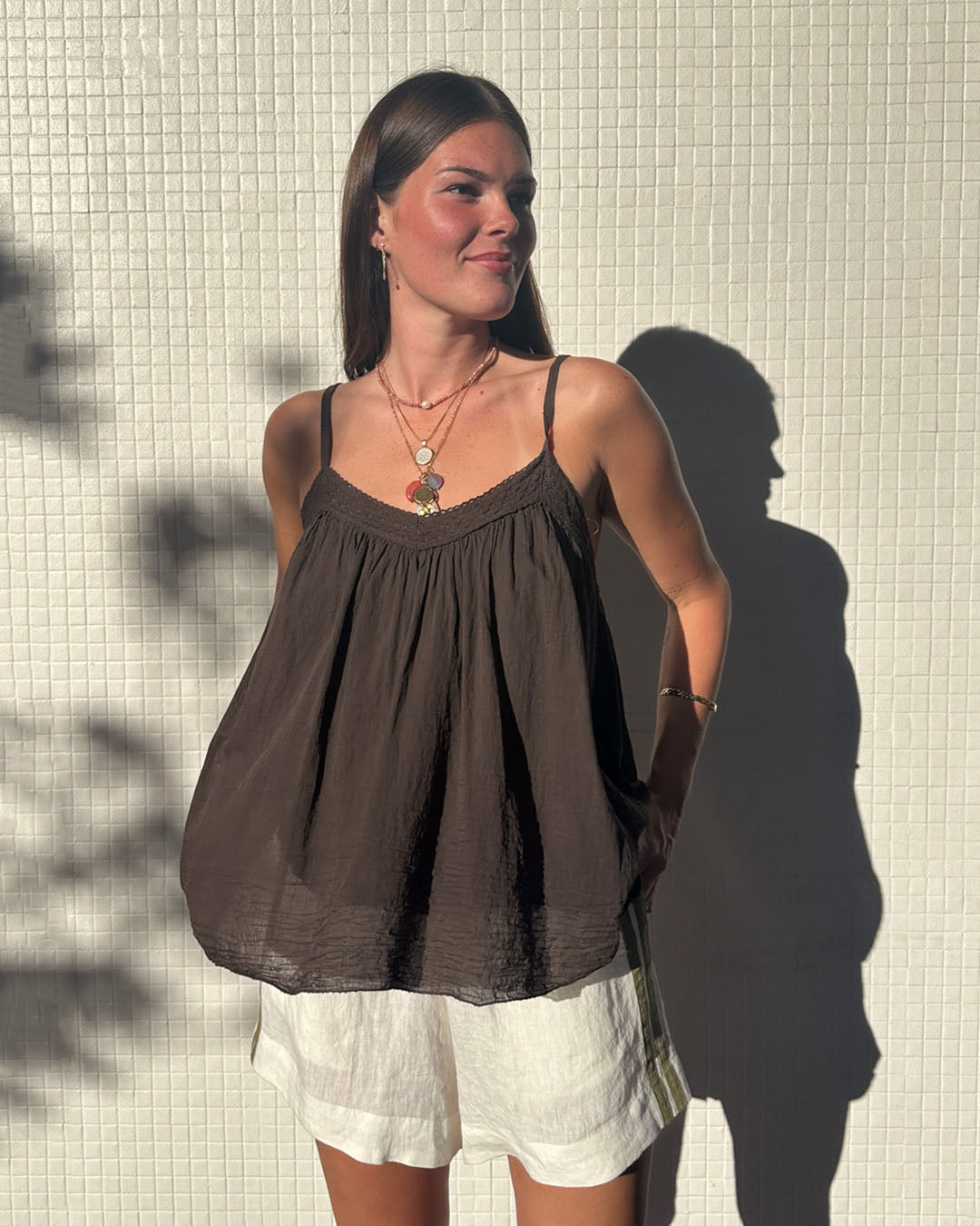 Allegra Cami - Cocoa
