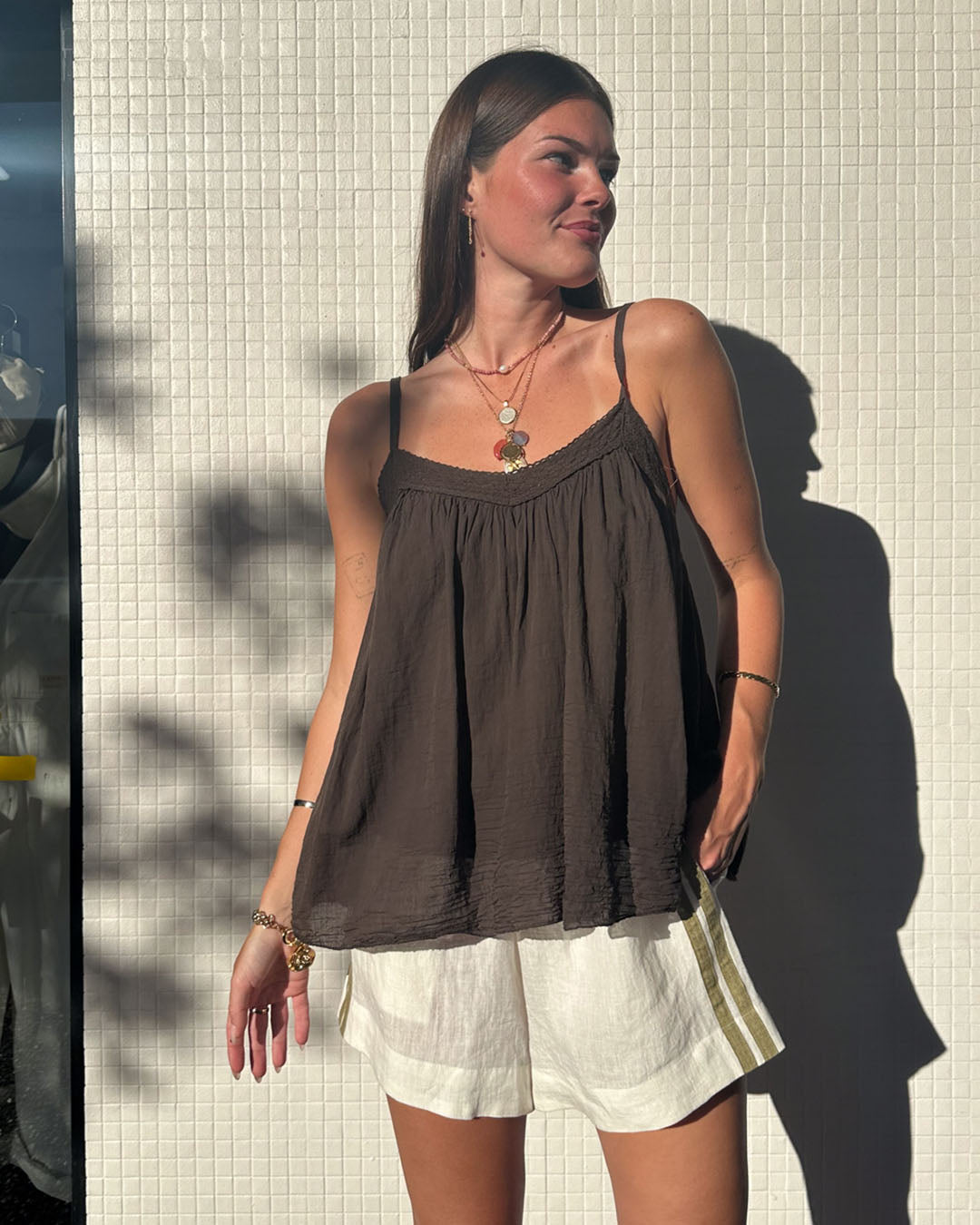 Allegra Cami - Cocoa