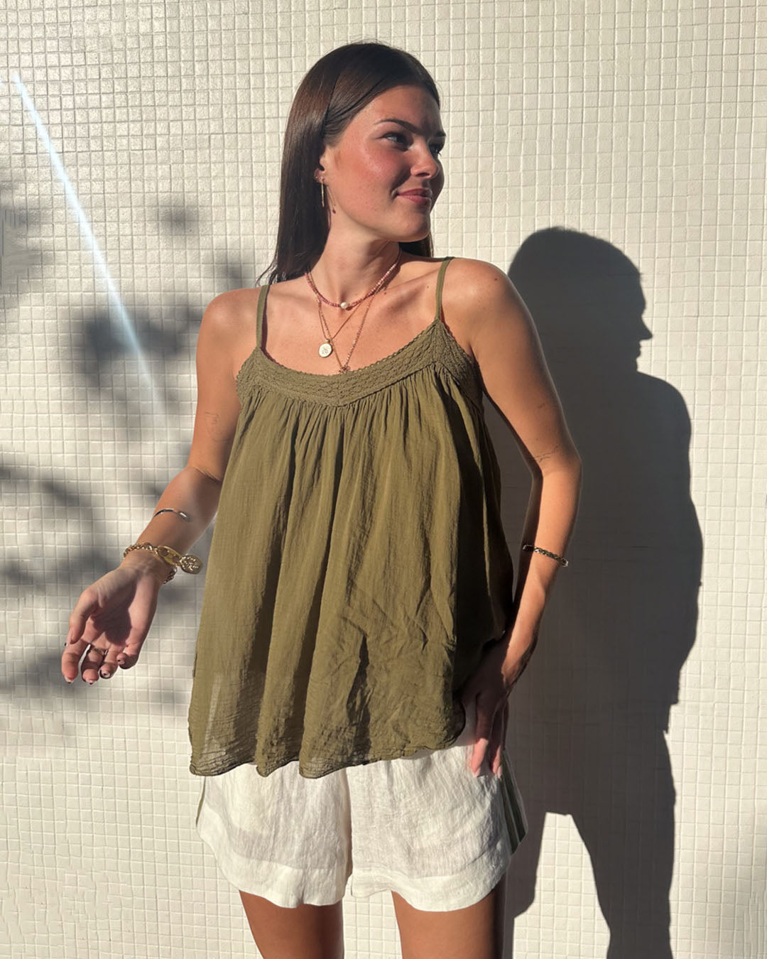 Allegra Cami - Pistachio