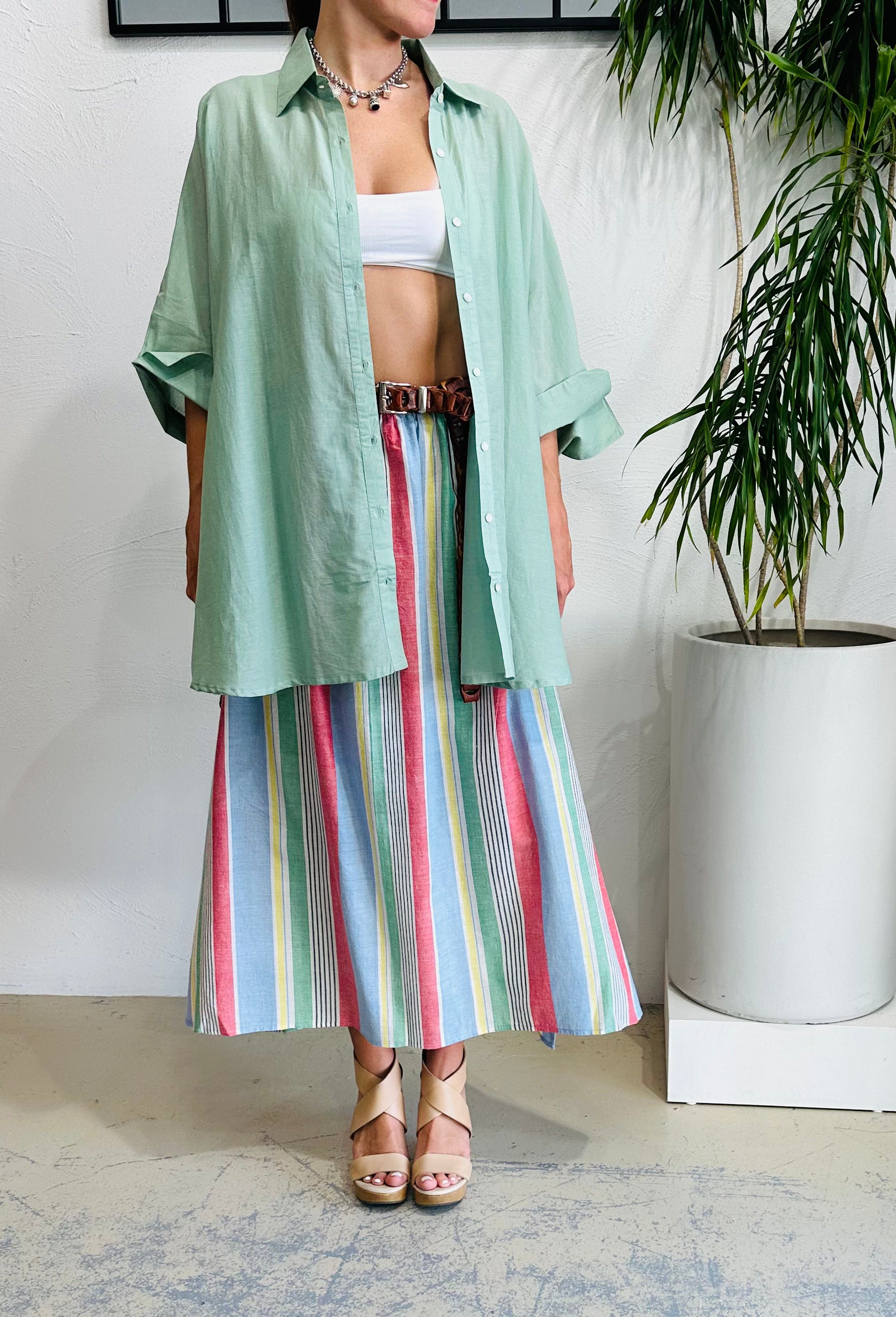 Constellation Stripe Lovers Skirt