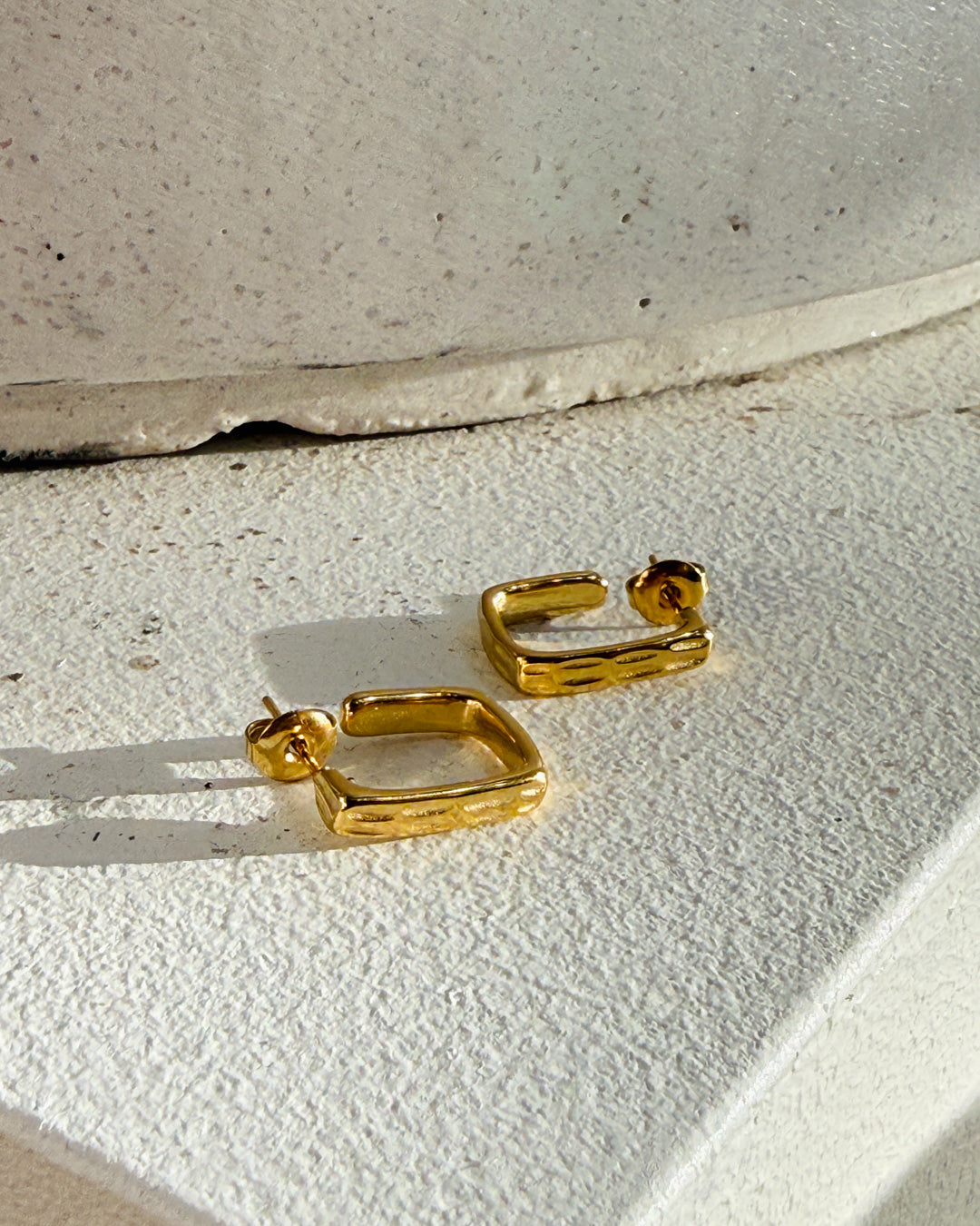 Lucky Hoop Earrings Gold