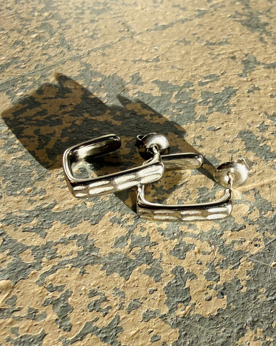Lucky Hoop Earrings Silver