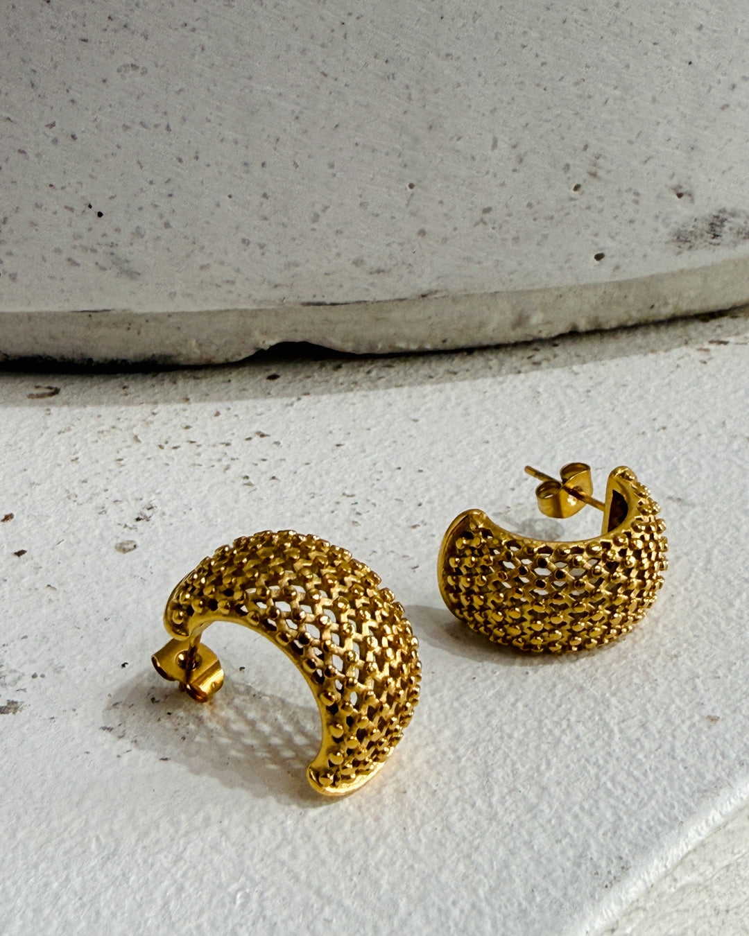 Lattis Hoop Earrings