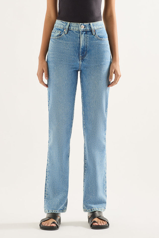 Zoe High Rise Straight Leg Jean