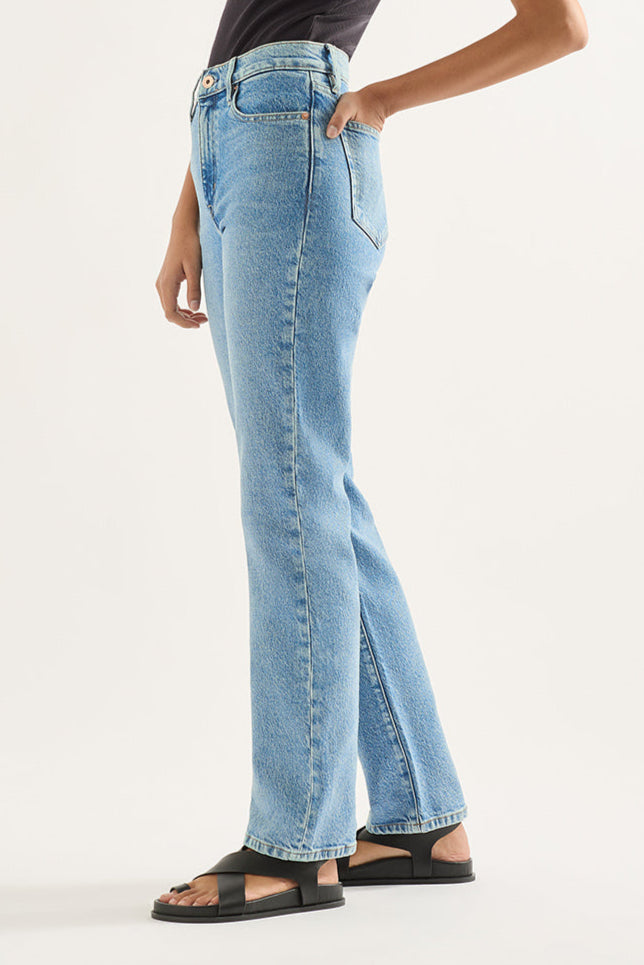 Zoe High Rise Straight Leg Jean