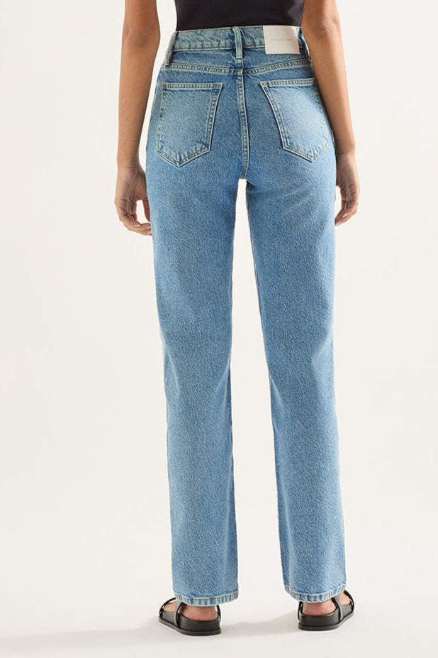 Zoe High Rise Straight Leg Jean