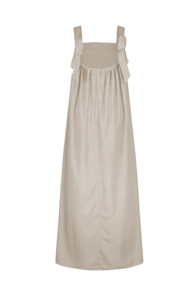 Cream Rapture Linen Dress