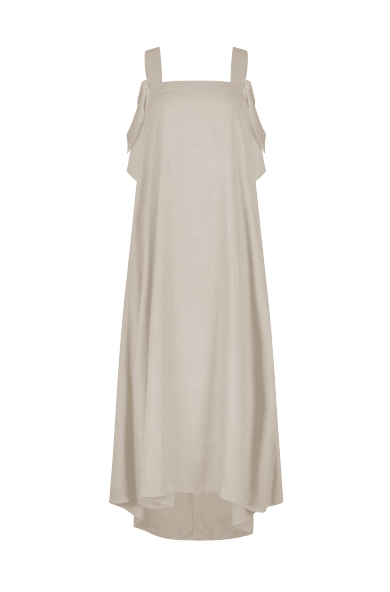 Cream Rapture Linen Dress