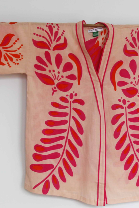 Pink Lotus Kimono