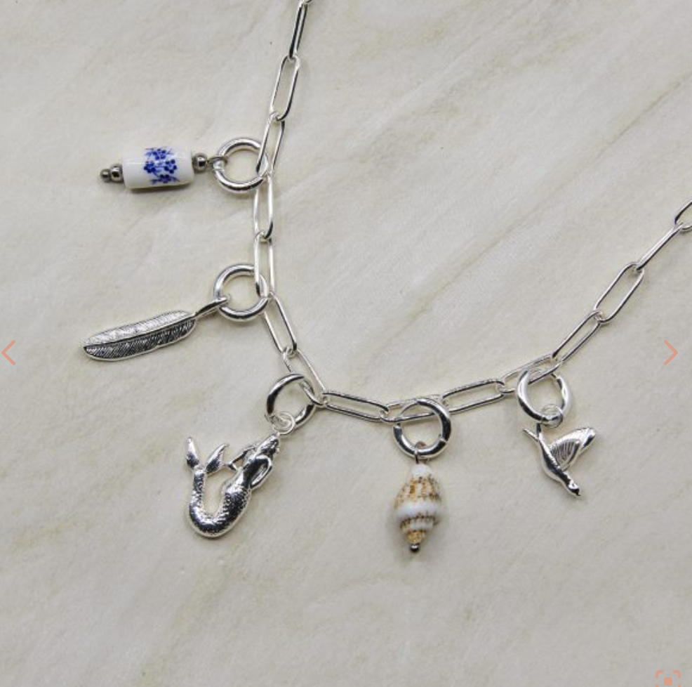 Paperclip Necklace in Silver