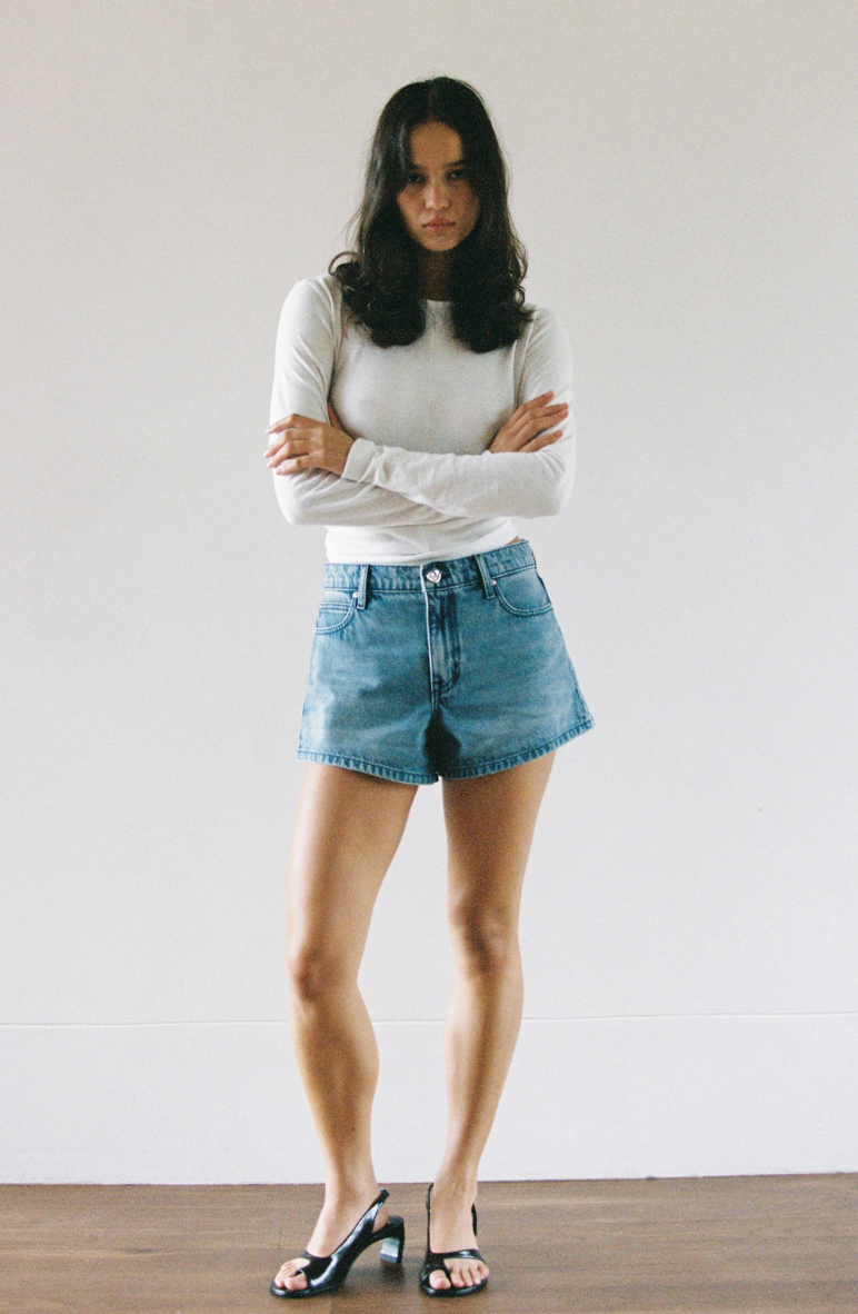 Ebony Marina Mid Blue Denim