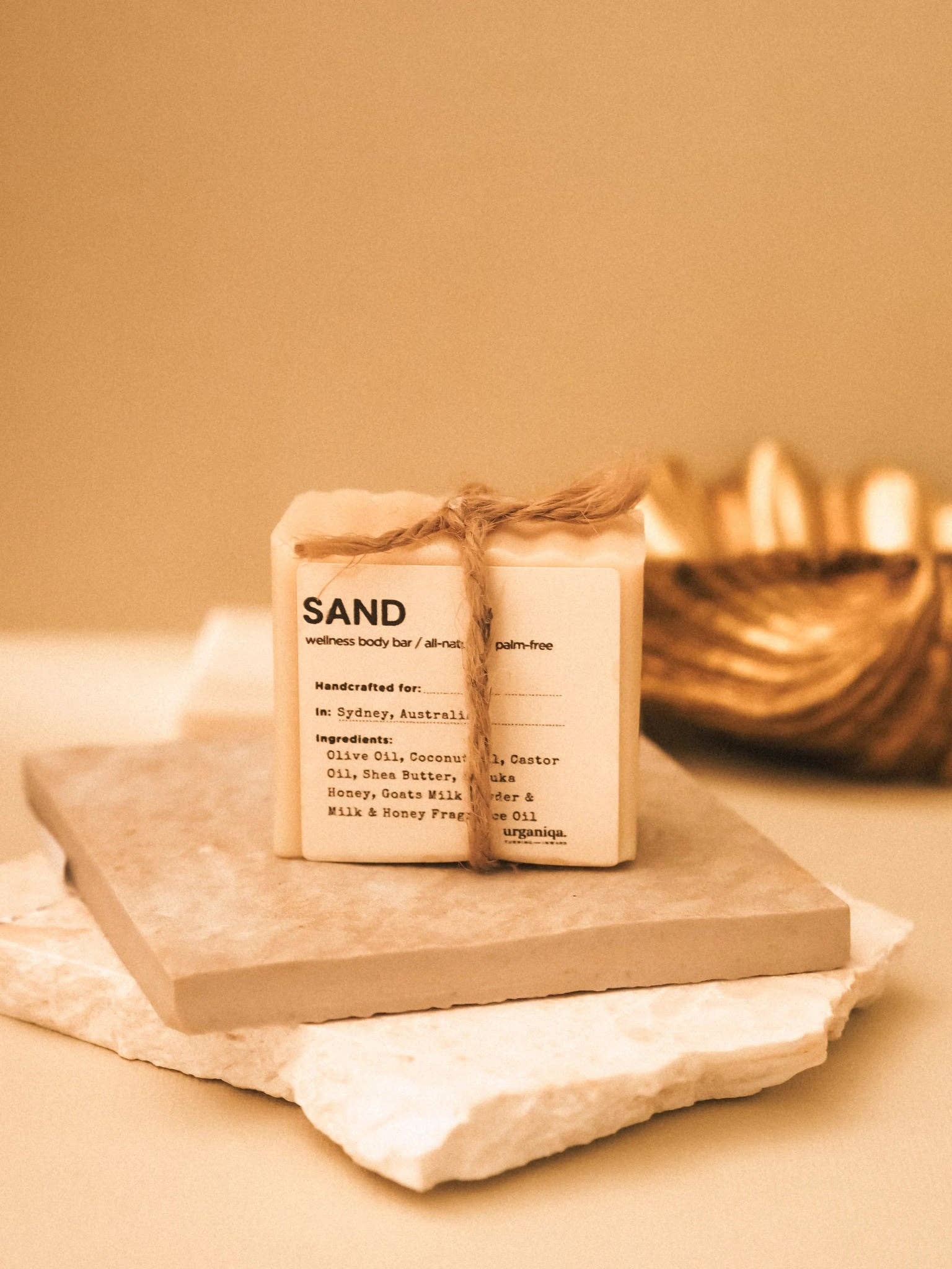 Sand Natural Naked Soap Palm-free & Cruelty-free | Guapa Collection