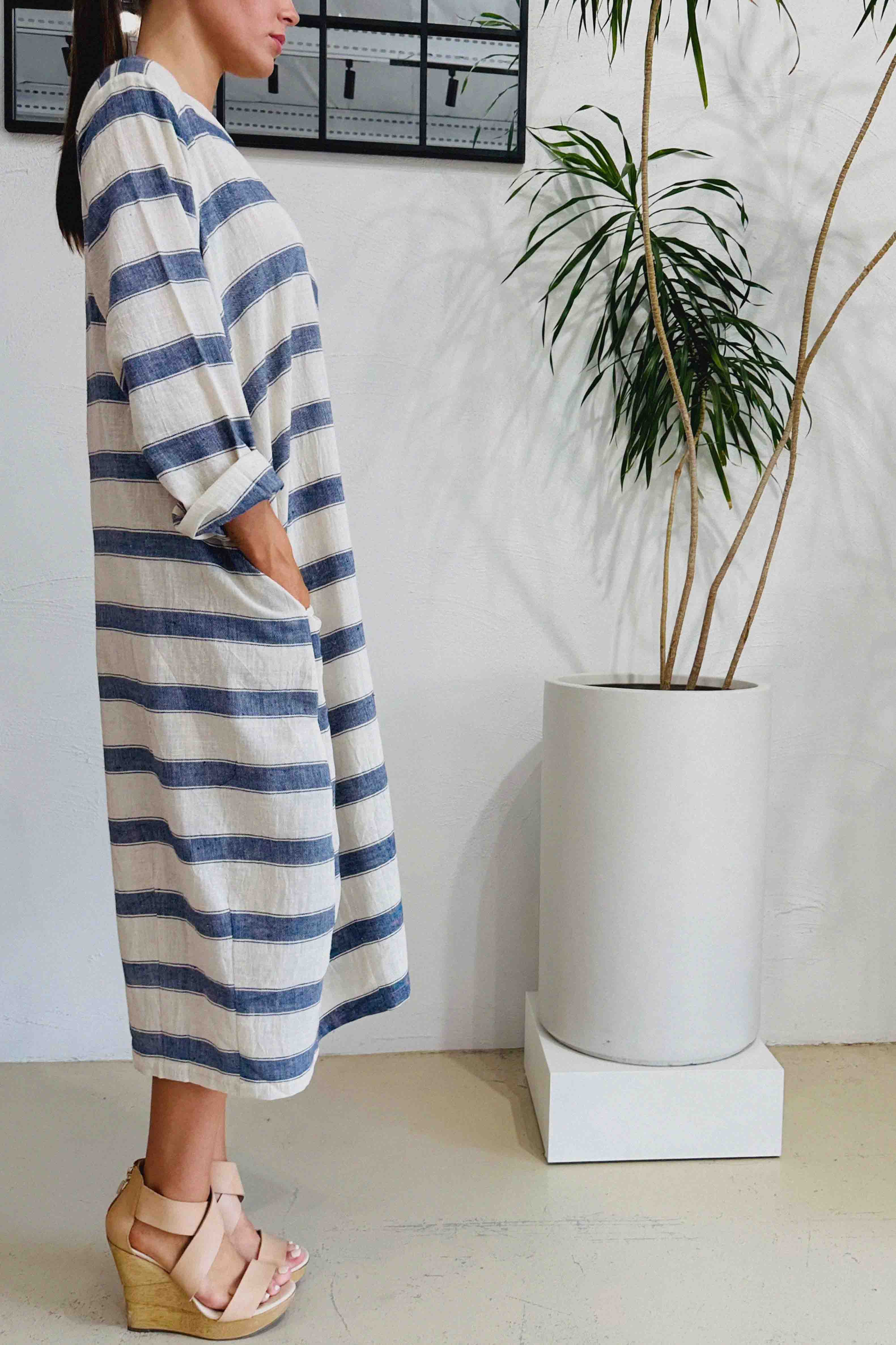 Marrakech Stripe Tulip Caftan
