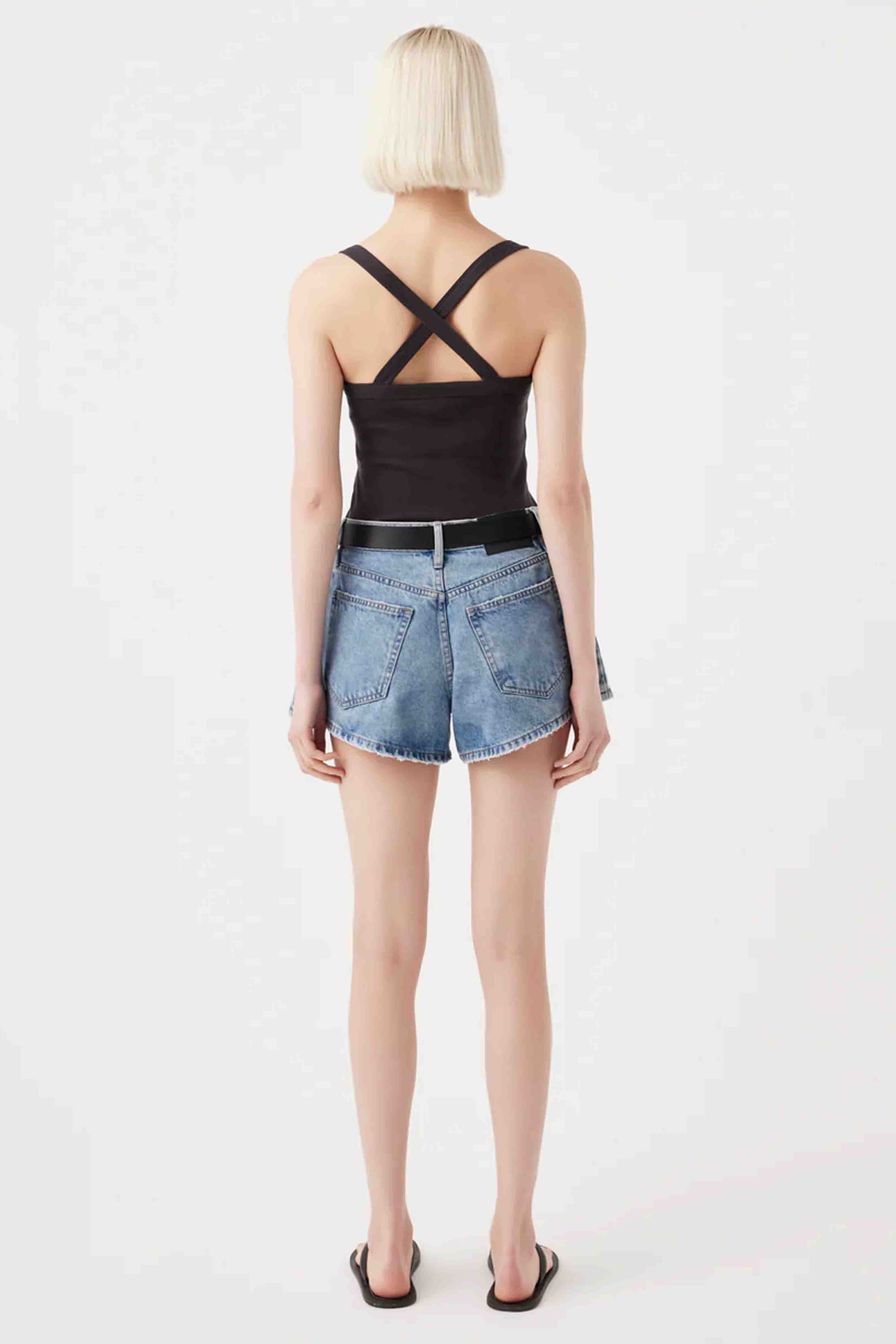 Stella Short Heirloom Blue Denim