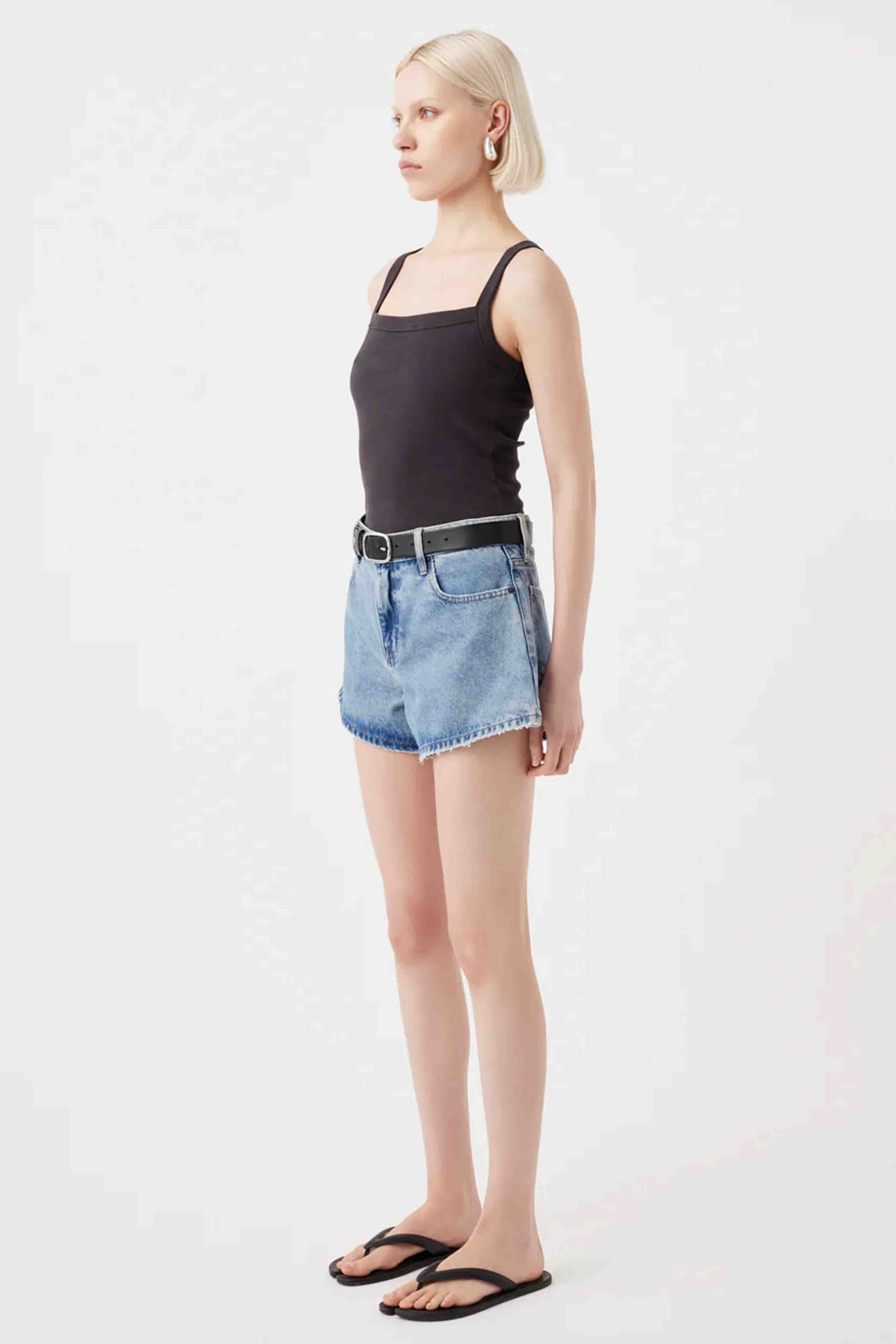 Stella Short Heirloom Blue Denim