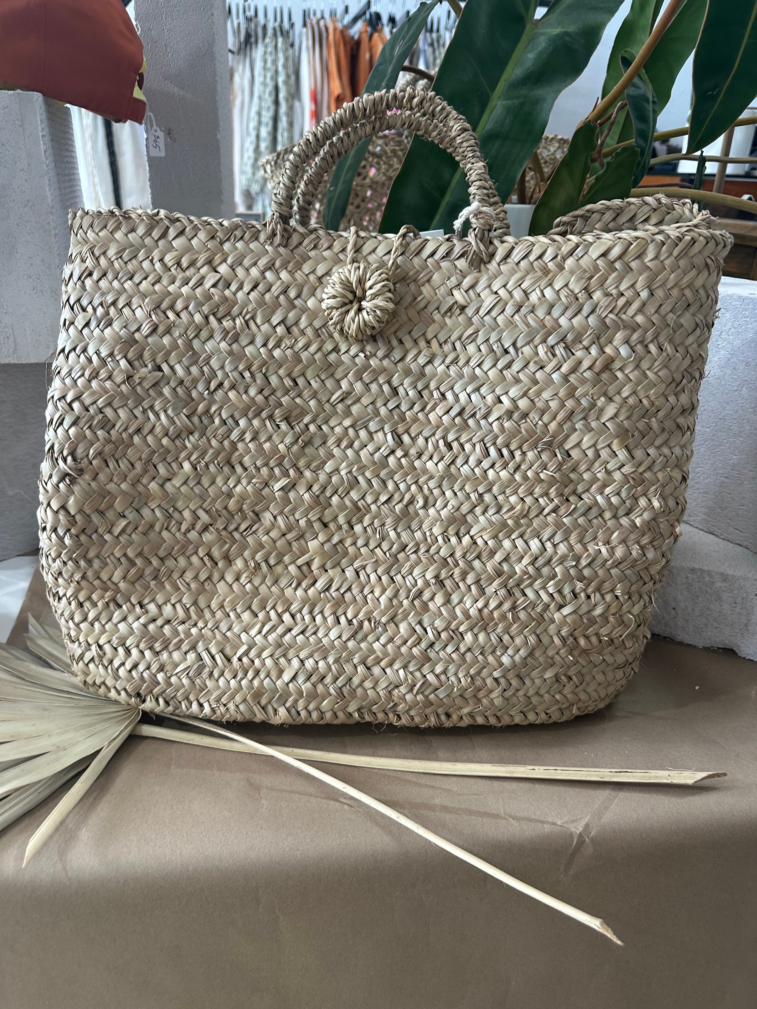 Large  Moroccan Basket Bag