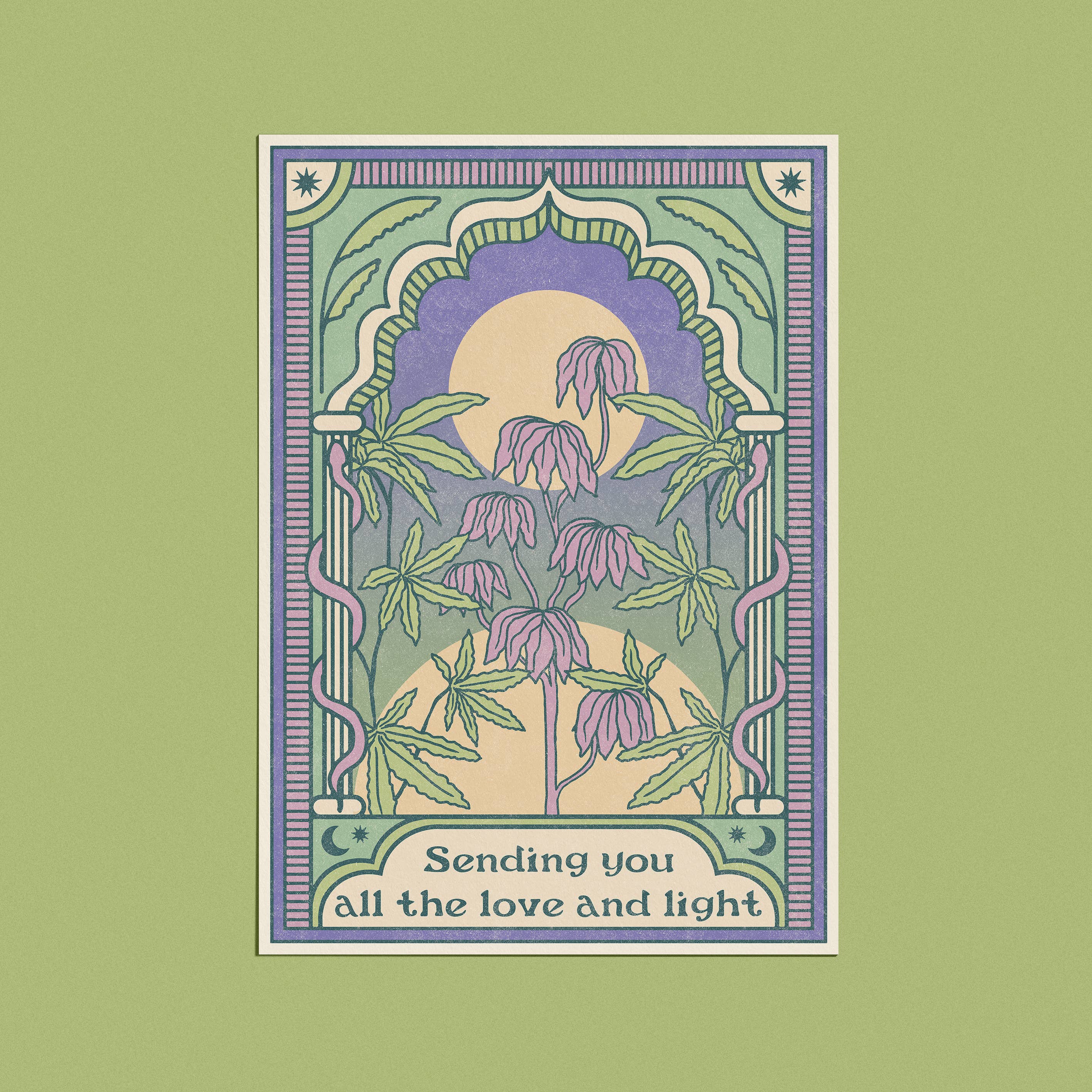 Sending you all the love and light Card