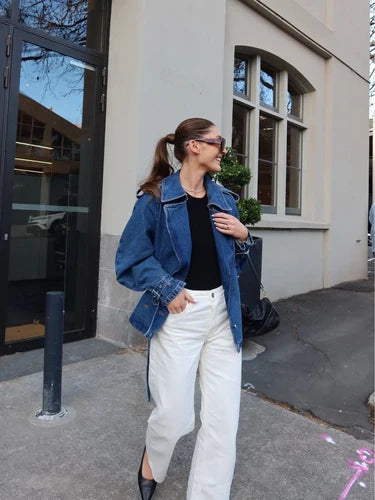 BONE Rachel 29"Leg Mid Rise Boyfriend Leg Jean