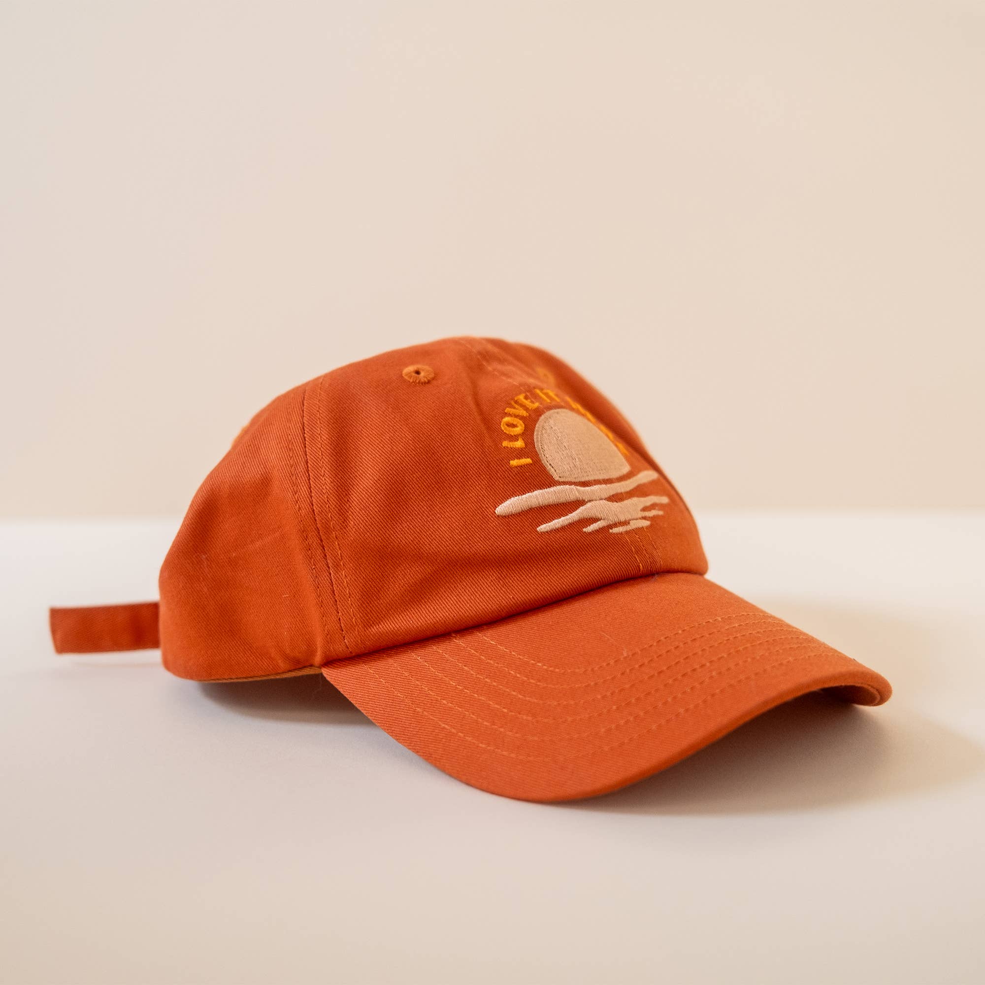 I love it here embroidered cap