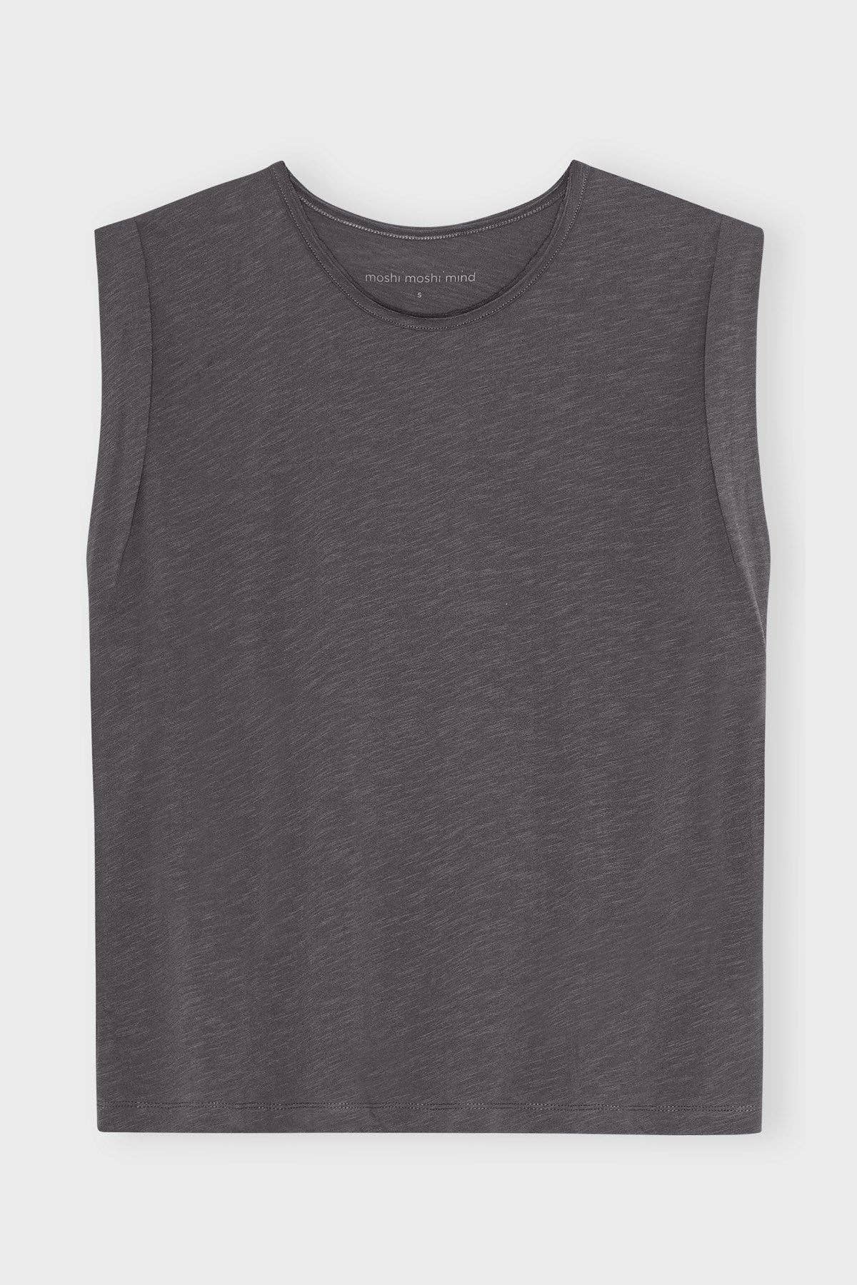 Accept tank top: Dark grey