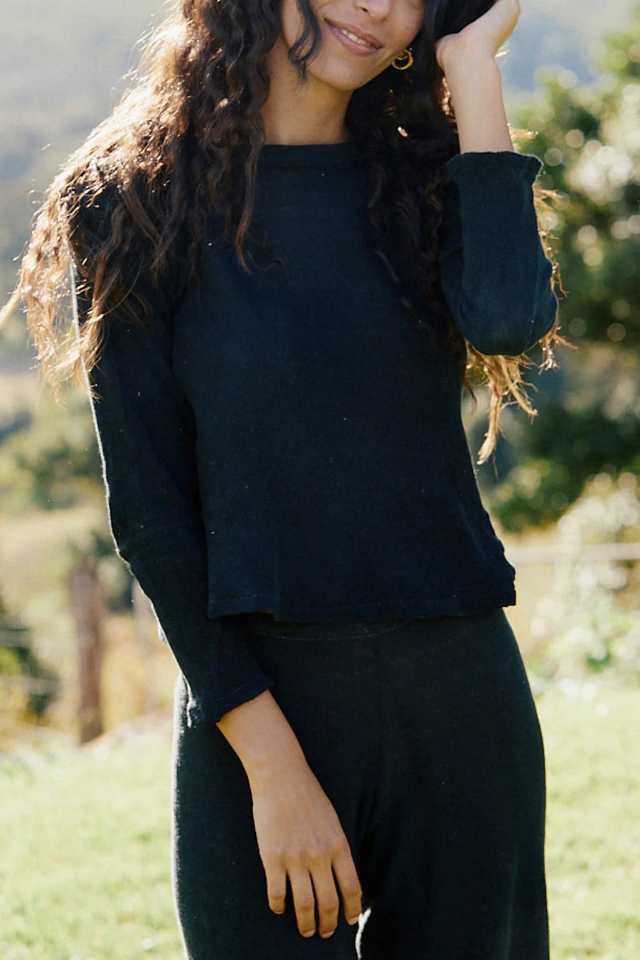 Callie Top Charcoal