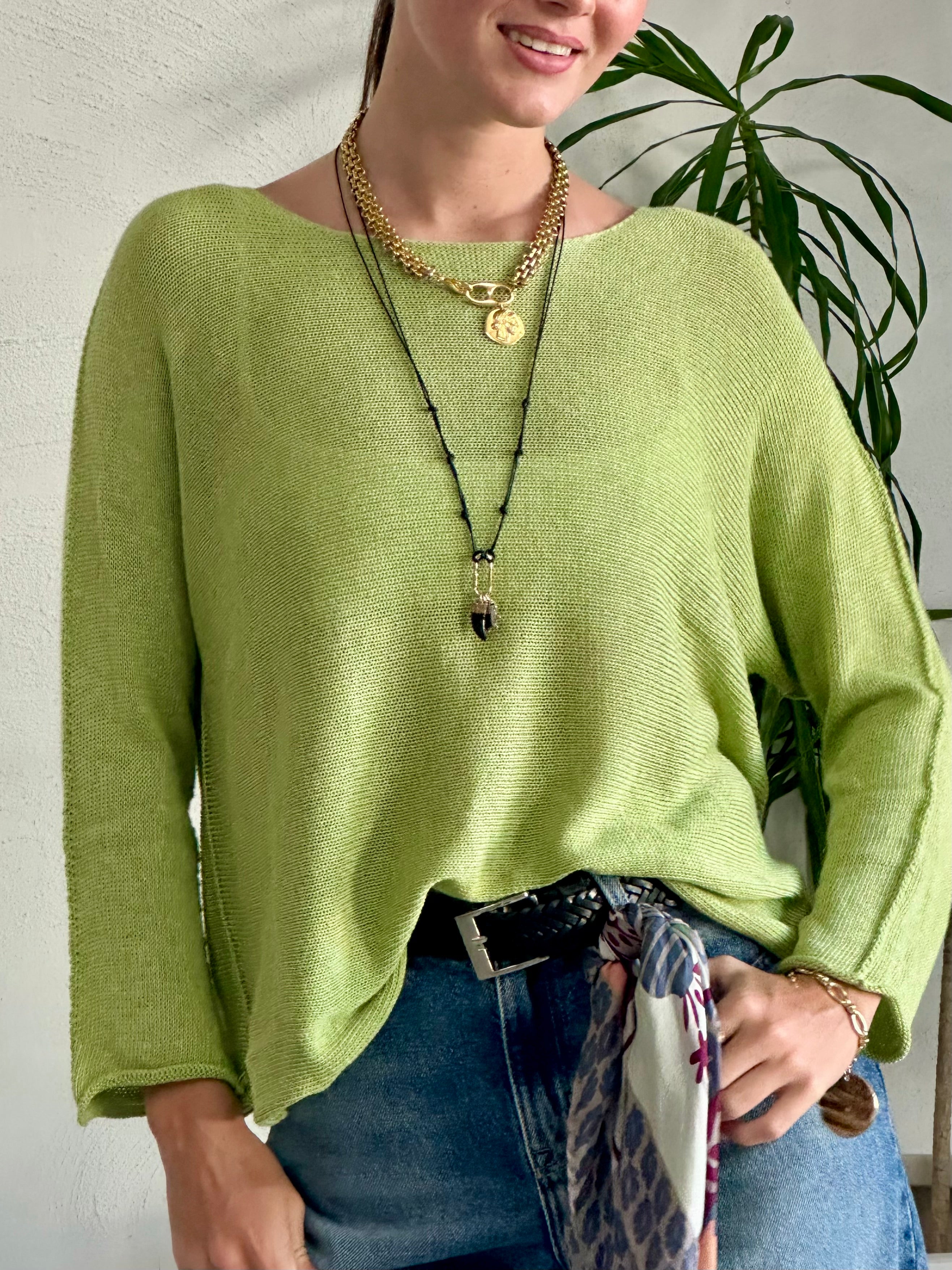 Isabel Knit - Sage