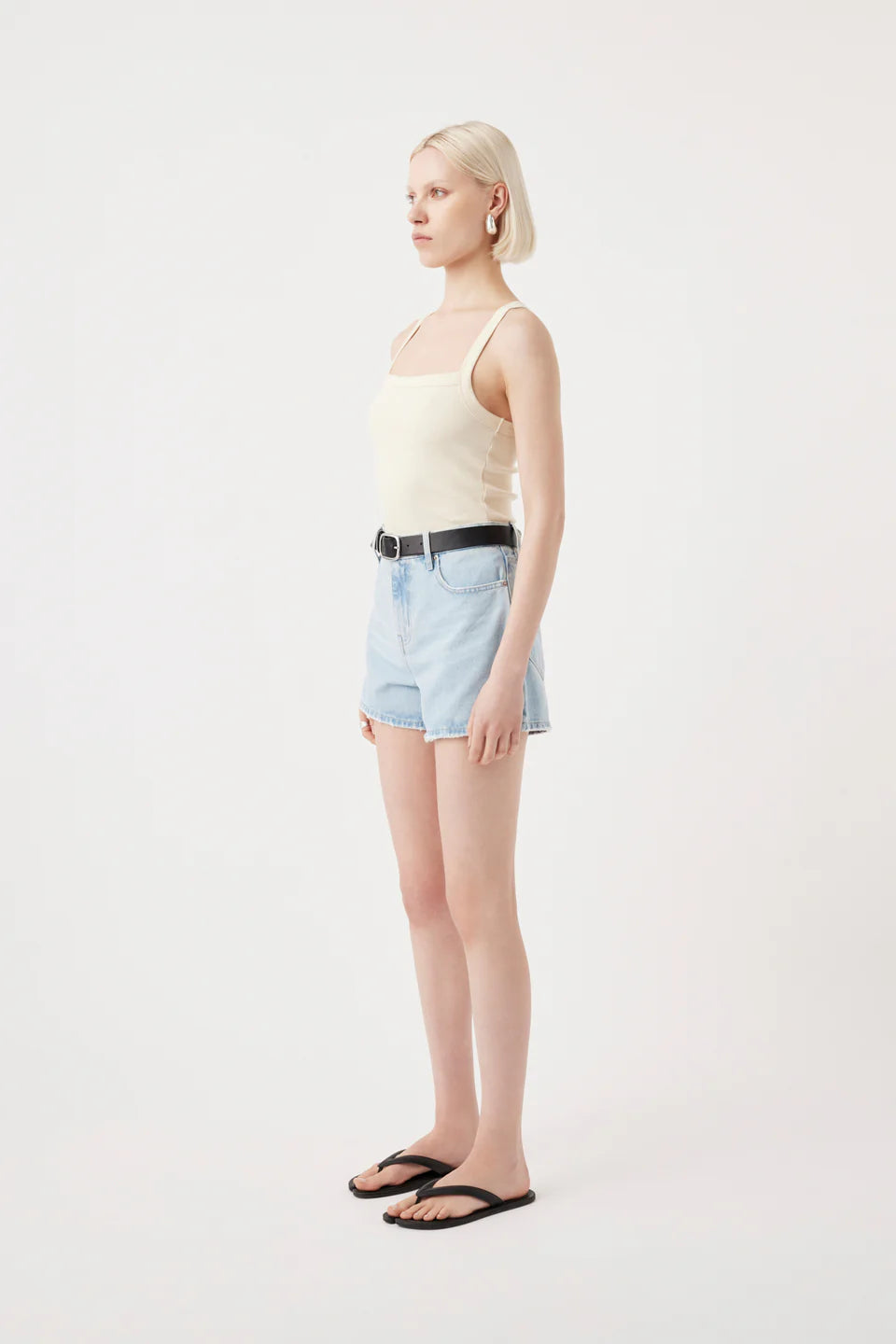 Hemmed Annie Denim Short Serenity
