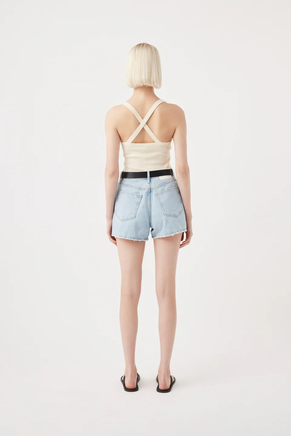 Hemmed Annie Denim Short Serenity