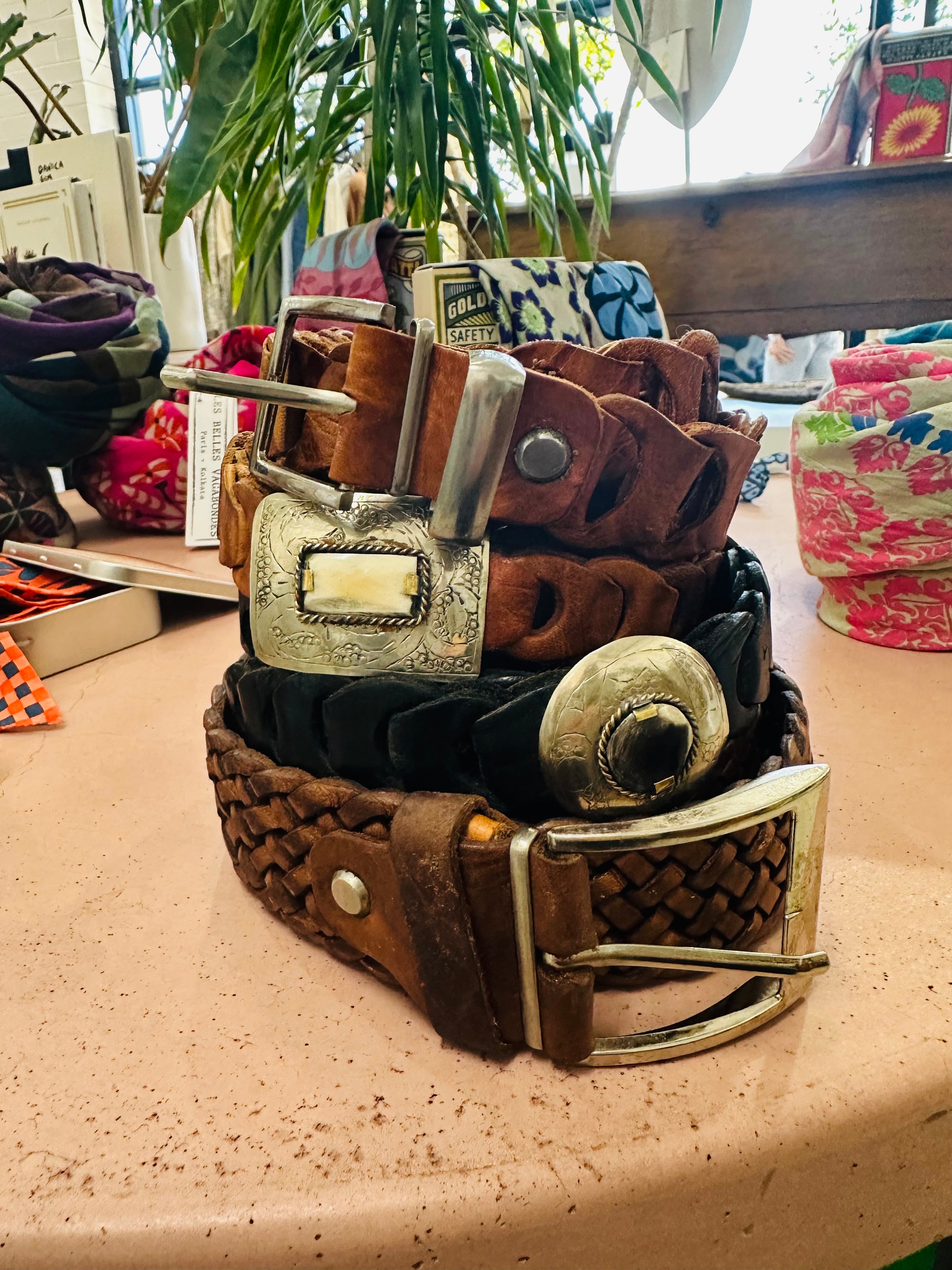 HOMH x Moroccan leather Belt