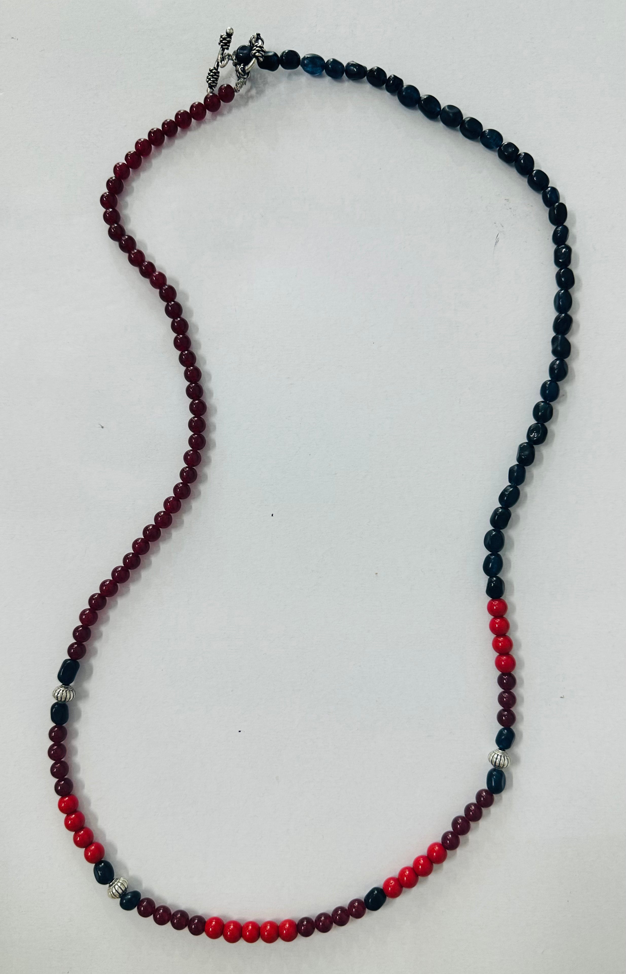 Glass Hearts Necklace - long