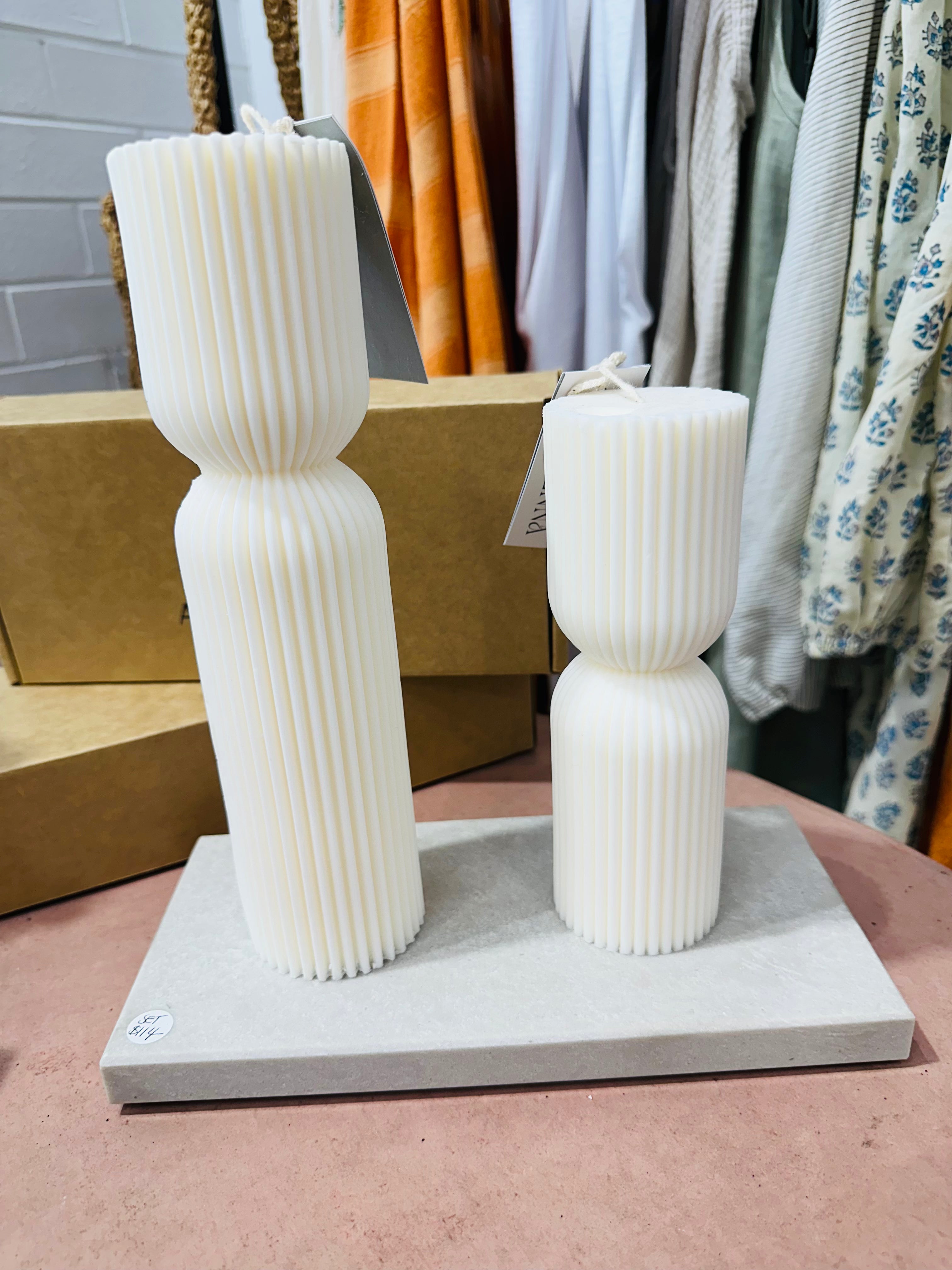 Primordia Rectangle Candle Tray with Studio McKenna Esther & Harper Candles