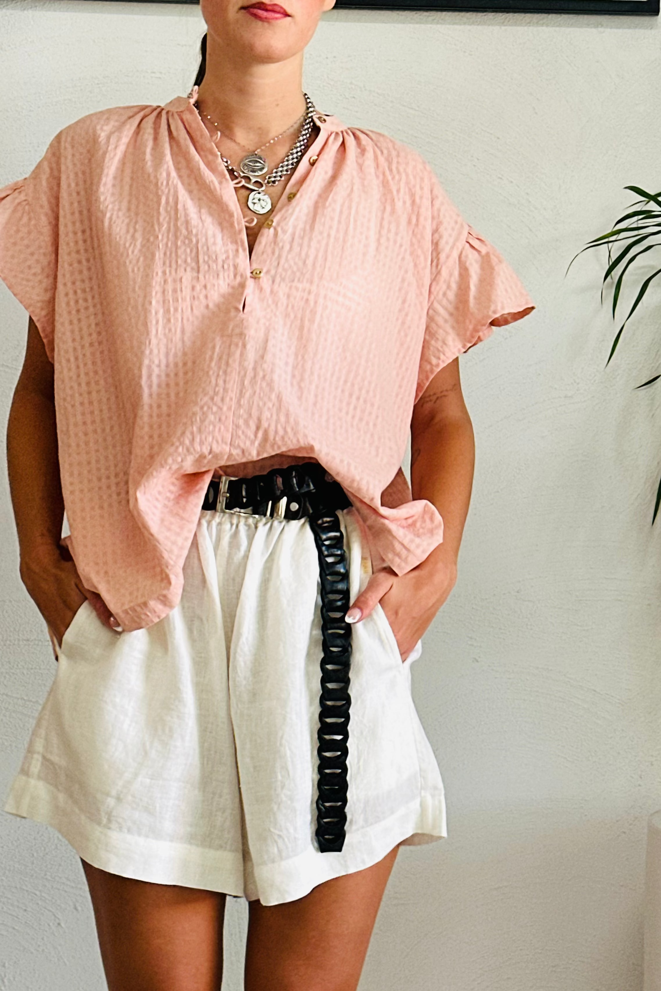 Azura Frill Sleeve  Blouse