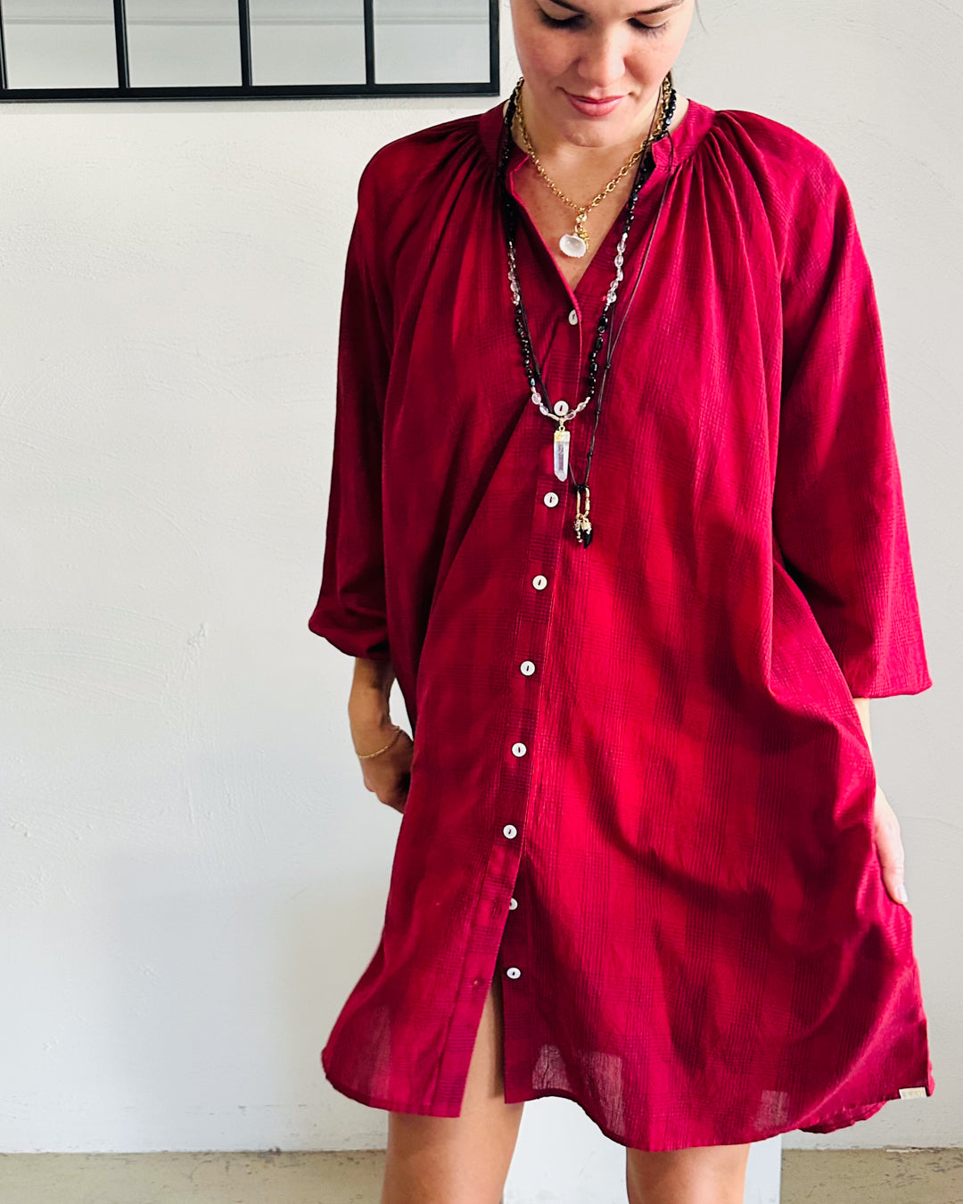 Ruby Check Jane Dress